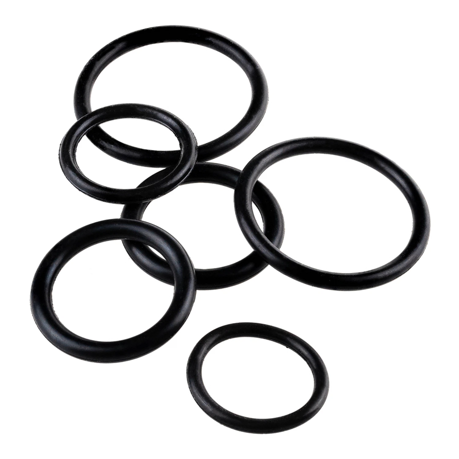 Изображение товара Набор сантехнических колец 1/2 3/4 1 дюйм для американок 6 шт