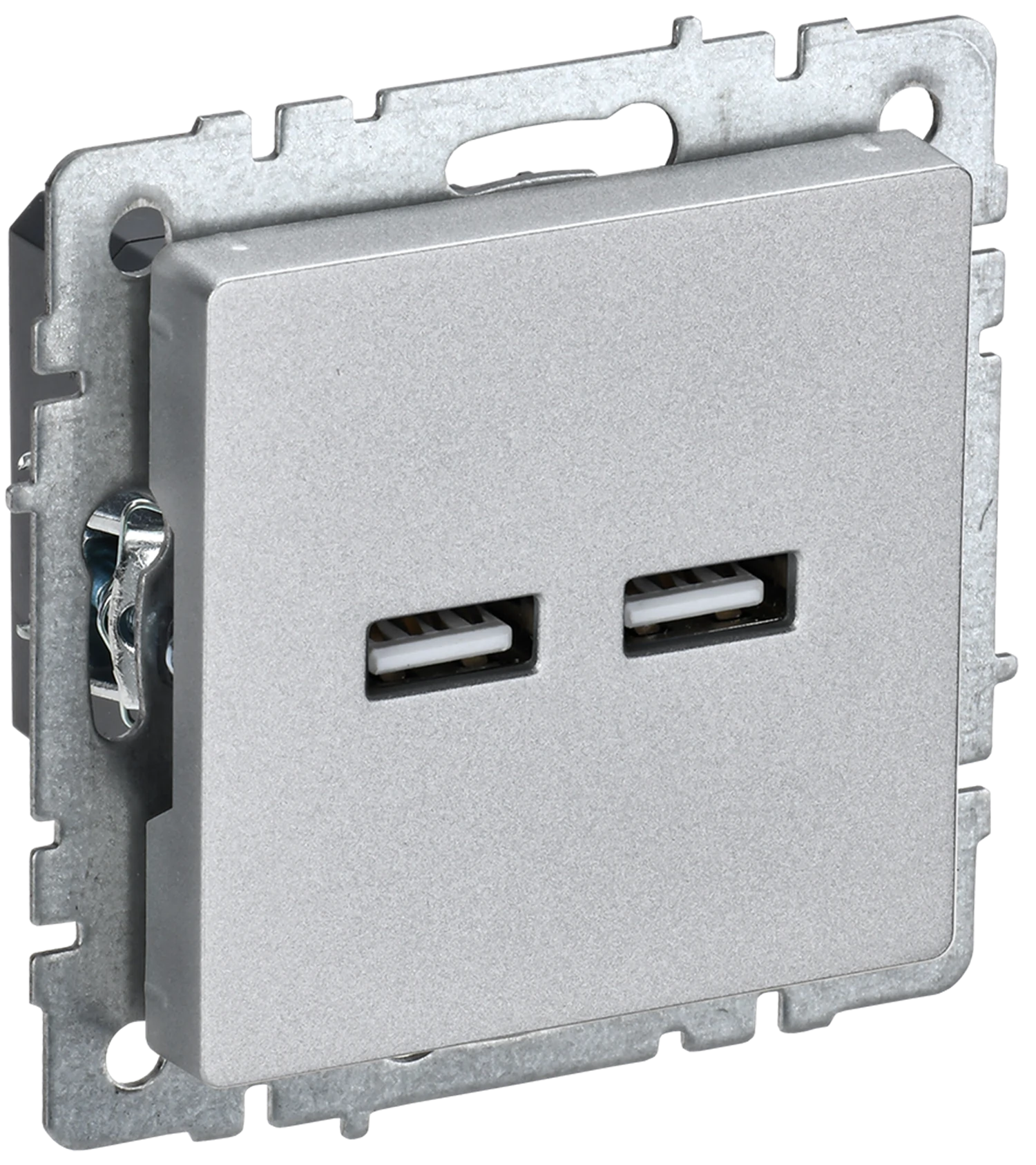 Изображение товара Розетка USB IEK BRITE USB A+A серия BRITE