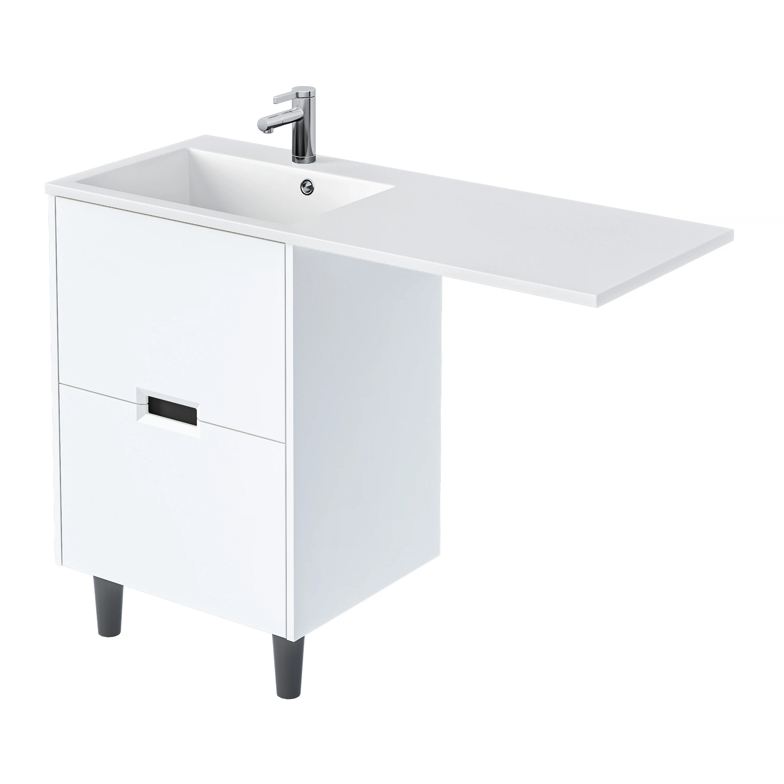 Изображение товара Тумба 1Marka Maid 58Н(120) (580х890х475) 2я белый Ц0000043969