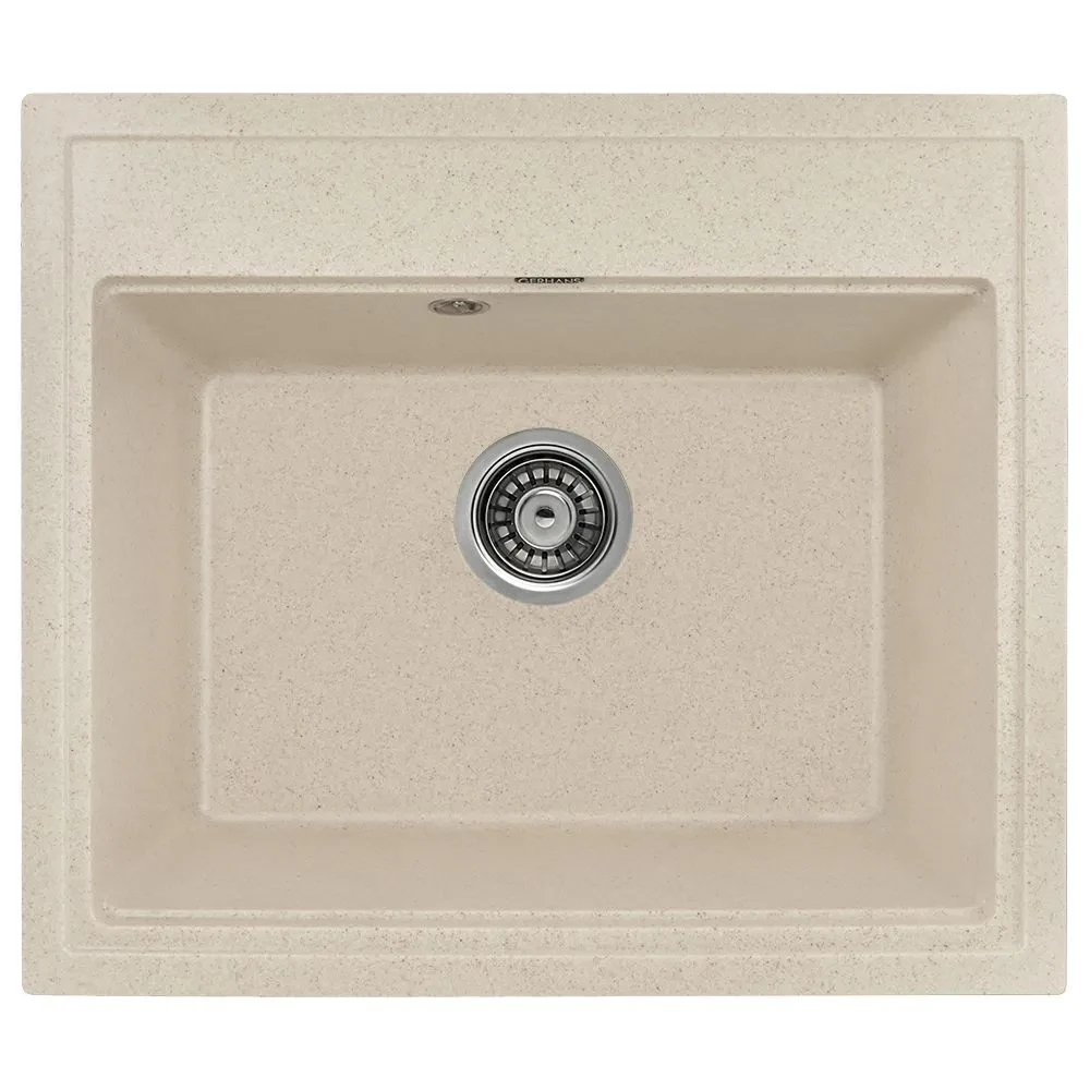 Изображение товара Gerhans A12-20: кухонная мойка из искусственного камня, бежевая