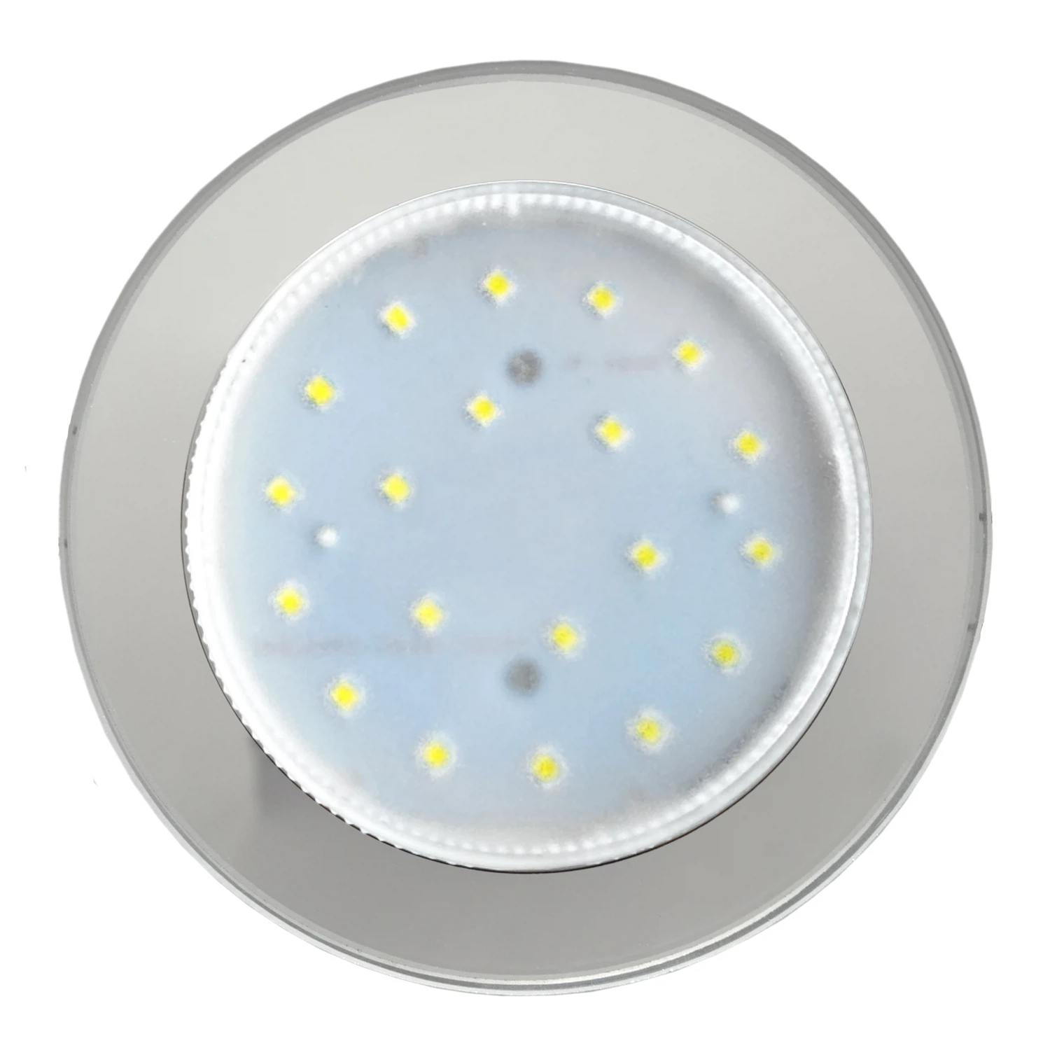Изображение товара Светильник встраиваемый Ecola GX53 H4 5310 Glass хром 38x126