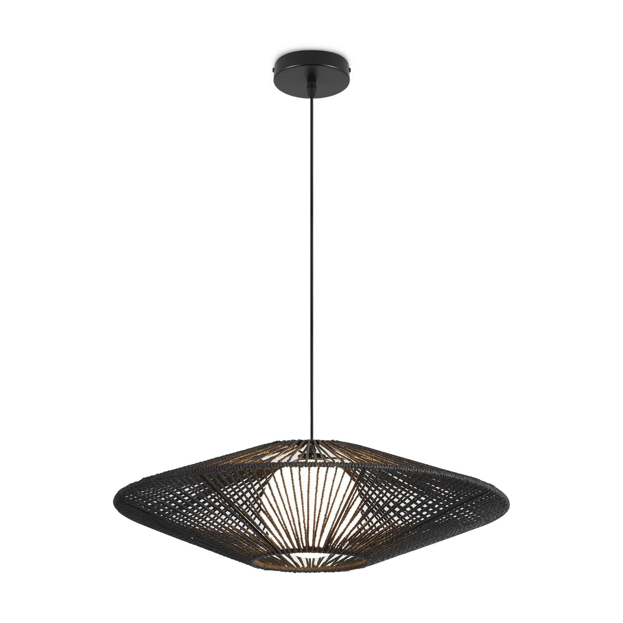 Изображение товара Подвесной светильник Freya Cottage FR5405PL-01B1 с натуральными материалами и мягким освещением