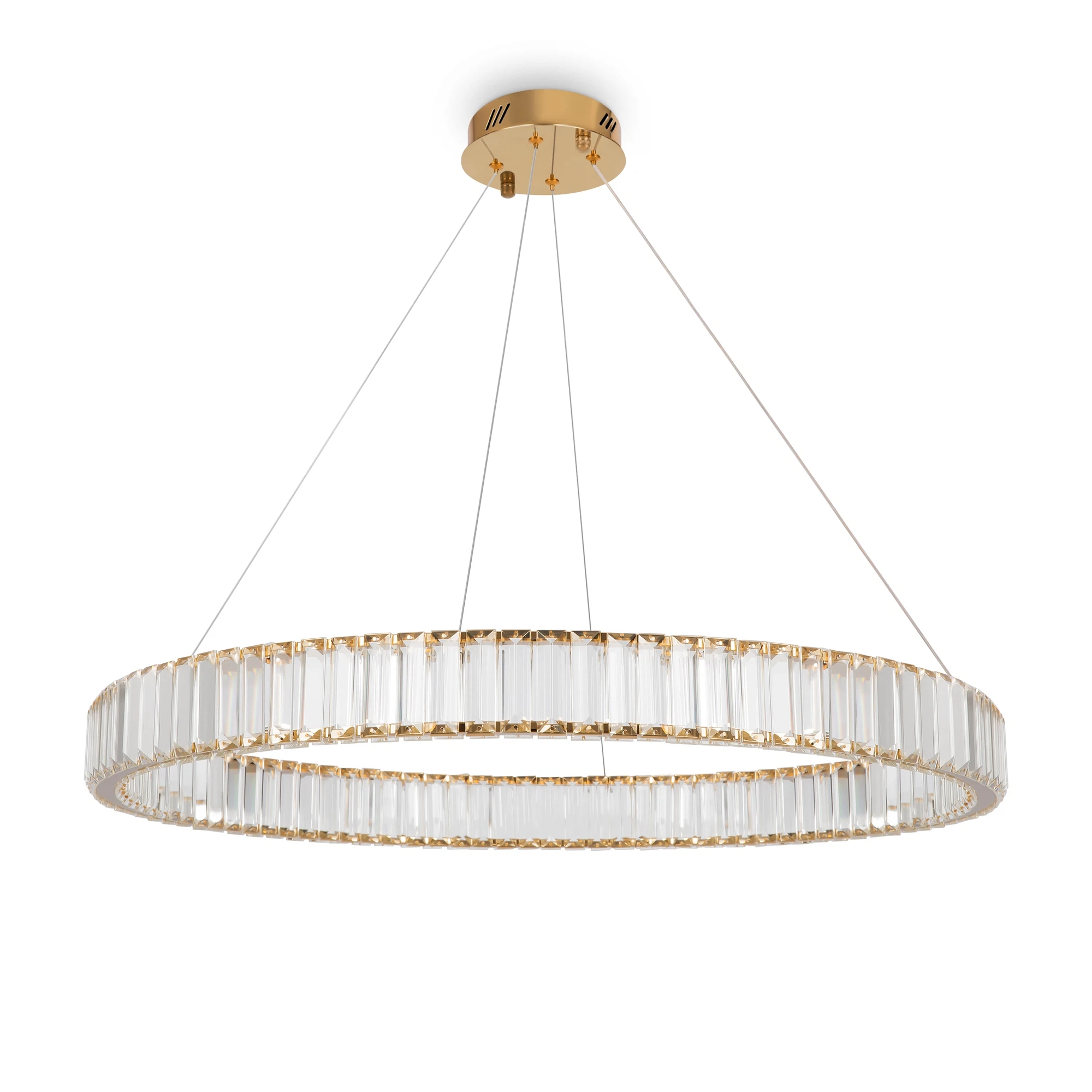 Изображение товара Подвесной светильник Freya TIER FR5257PL-L32G с LED регулировкой и хрусталем