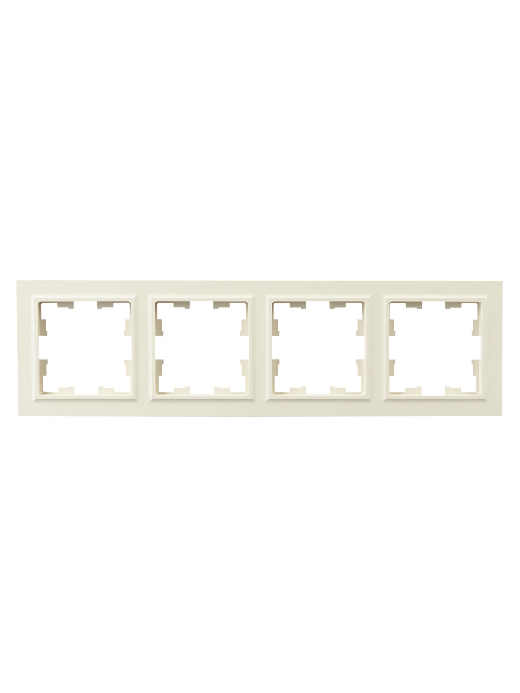 Изображение товара Рамка IEK BRITE BASE Бежевый 4-м РУ-4-БрКр для электропроводки
