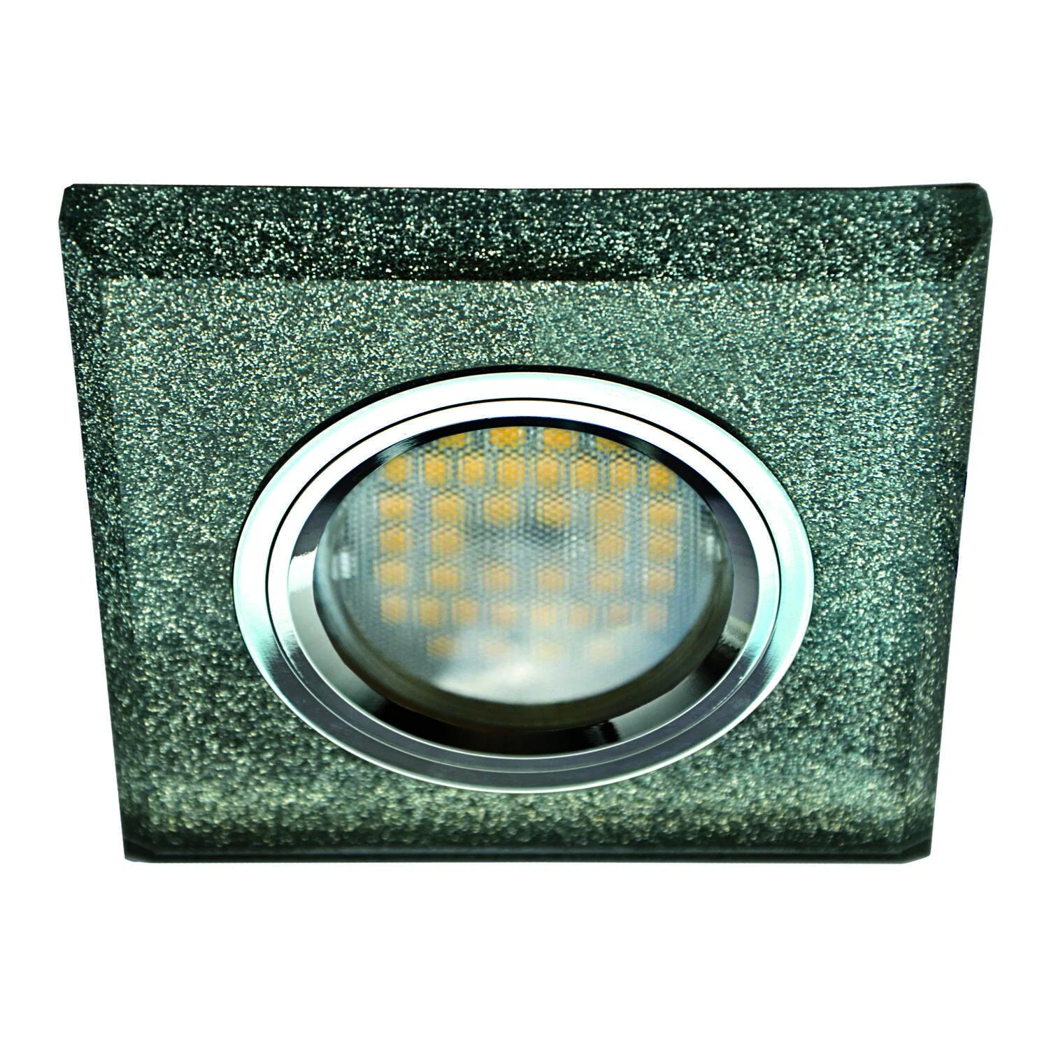 Изображение товара Светильник встраиваемый Ecola MR16 DL1651 GU5.3 Glass серебристый