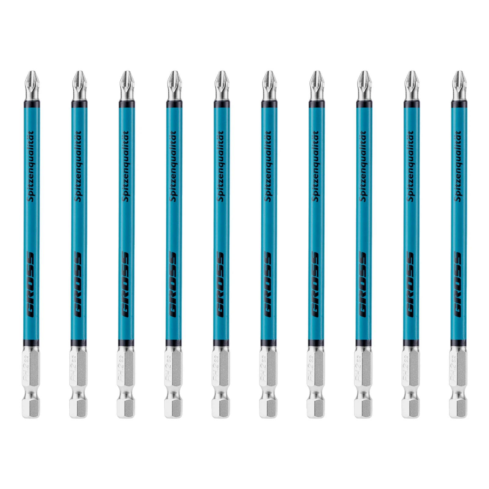 Изображение товара Бита PH2х127мм, сталь S2, кругл., 10шт., Gross 112002