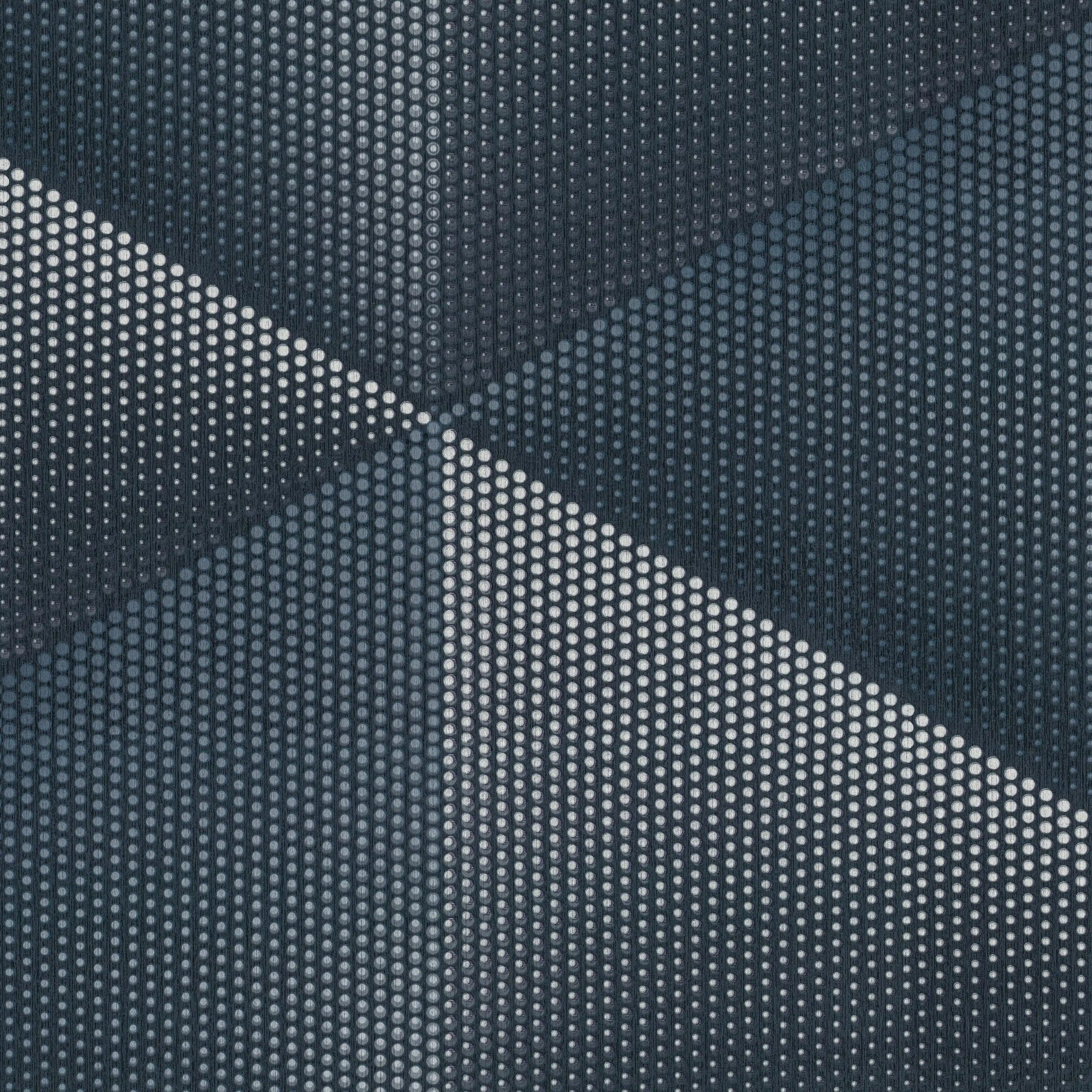 Изображение товара Обои флизелиновые Vertigo Euro Decor черные 1,06*10,05м геометрия