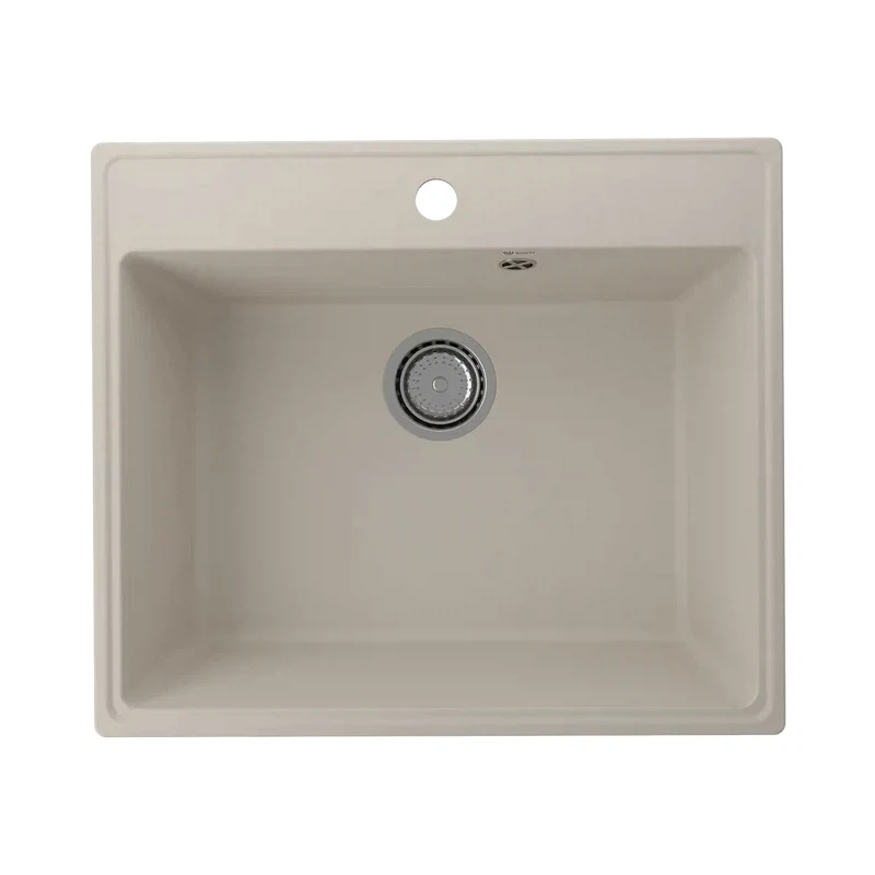 Изображение товара Кухонная мойка Ulgran Quartz Forte 580-02, лен, искусственный мрамор