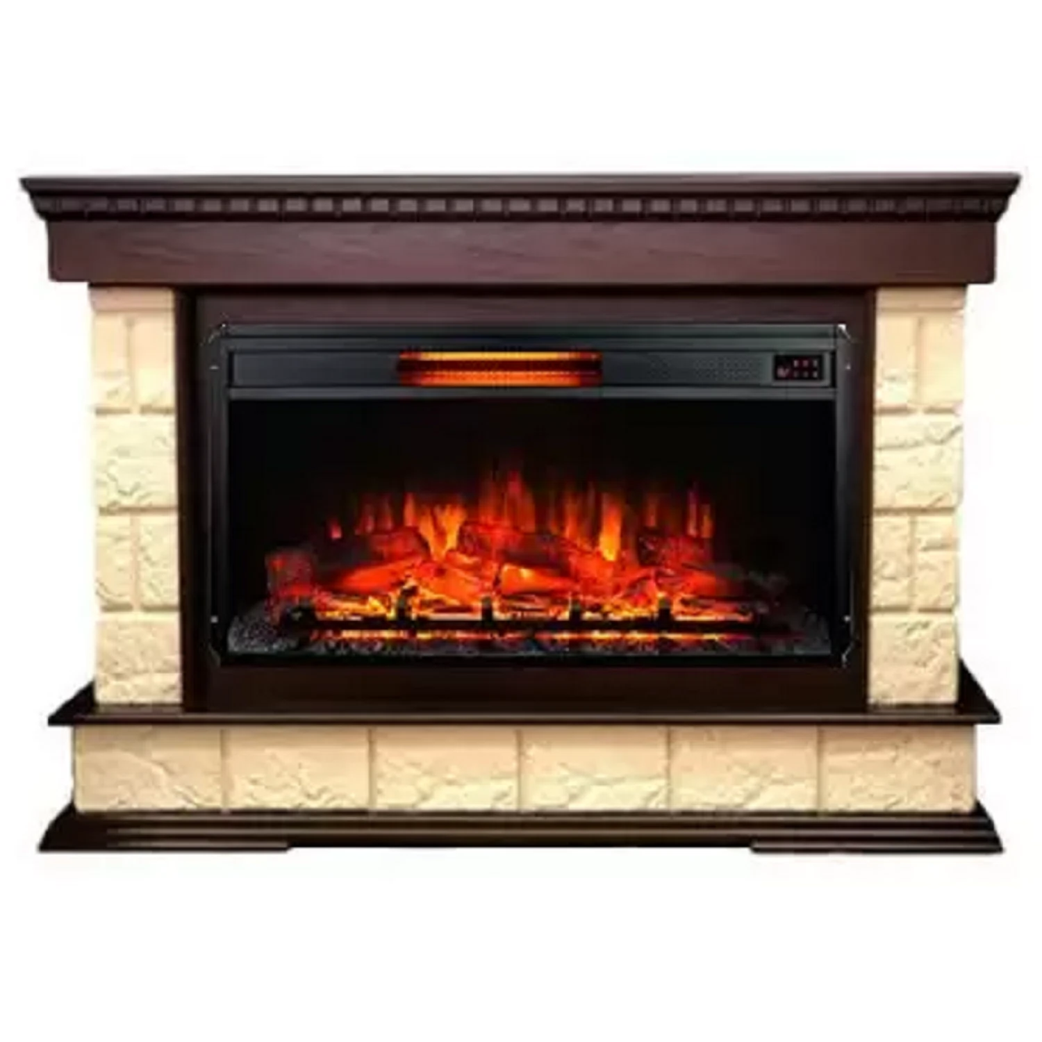 Изображение товара Каминокомплект Родос (IF-36K08GLX) с имитацией пламени и обогревом