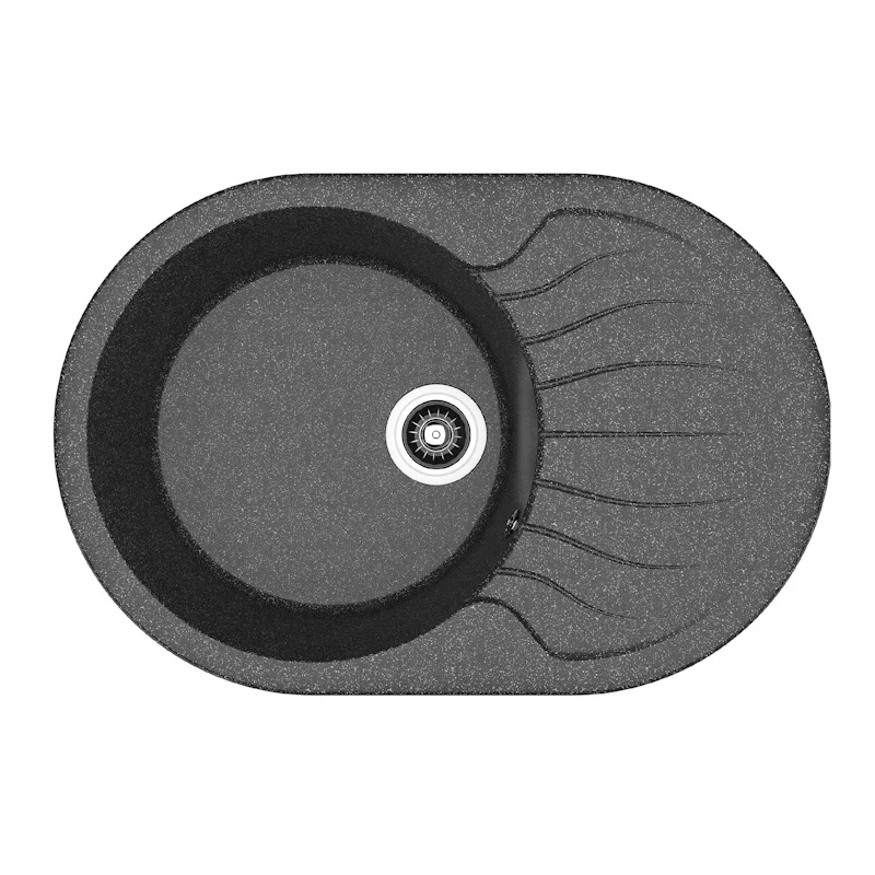 Изображение товара Кухонная мойка Dr. Gans БЕРТА 25.040.C0760.407, черный, искусственный мрамор