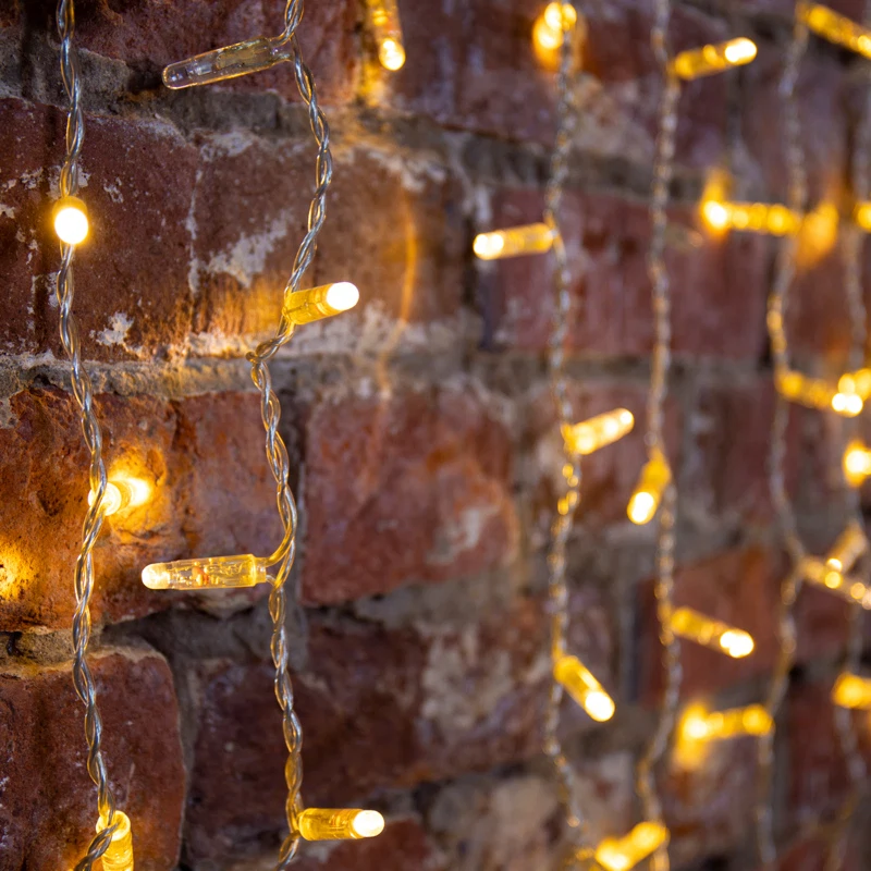 Изображение товара Гирлянда светодиодная Занавес 2х1,5м 300 LED теплый белый IP65 для улицы и интерьера