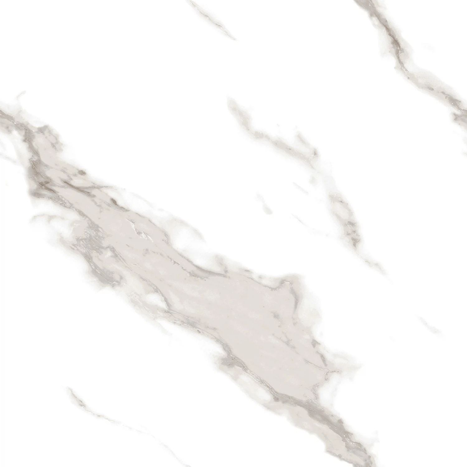 Изображение товара Керамогранит Ceradim Calacatta Sharp Silver 80x80 см белый матовый для пола и стен