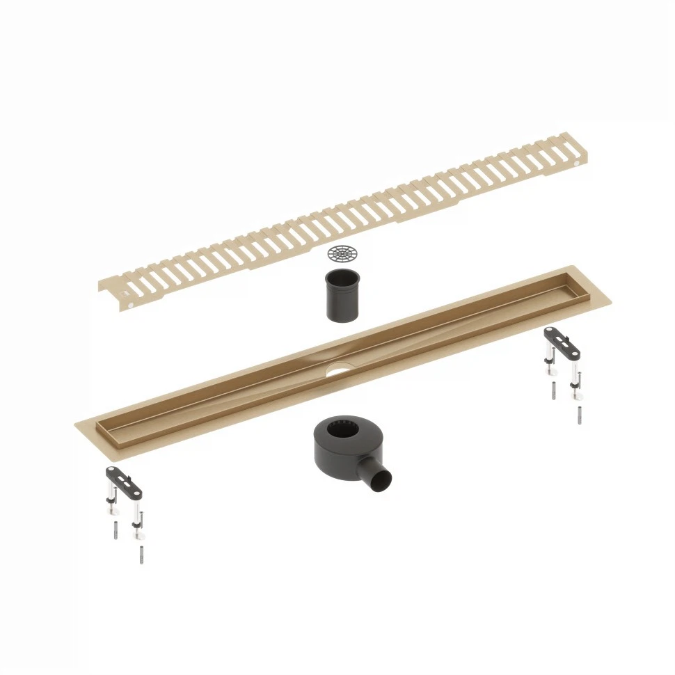 Изображение товара Душевой лоток TIMO Drain System DS230107/17, матовое золото