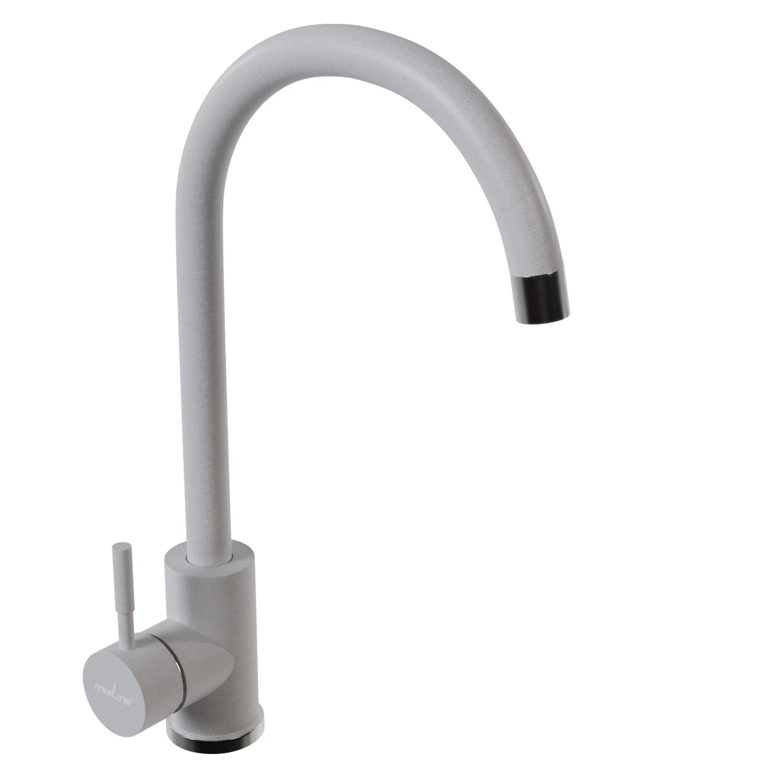 Изображение товара Рычажный смеситель для кухни Mixline ML-GS15 (341) молоко, длинный излив