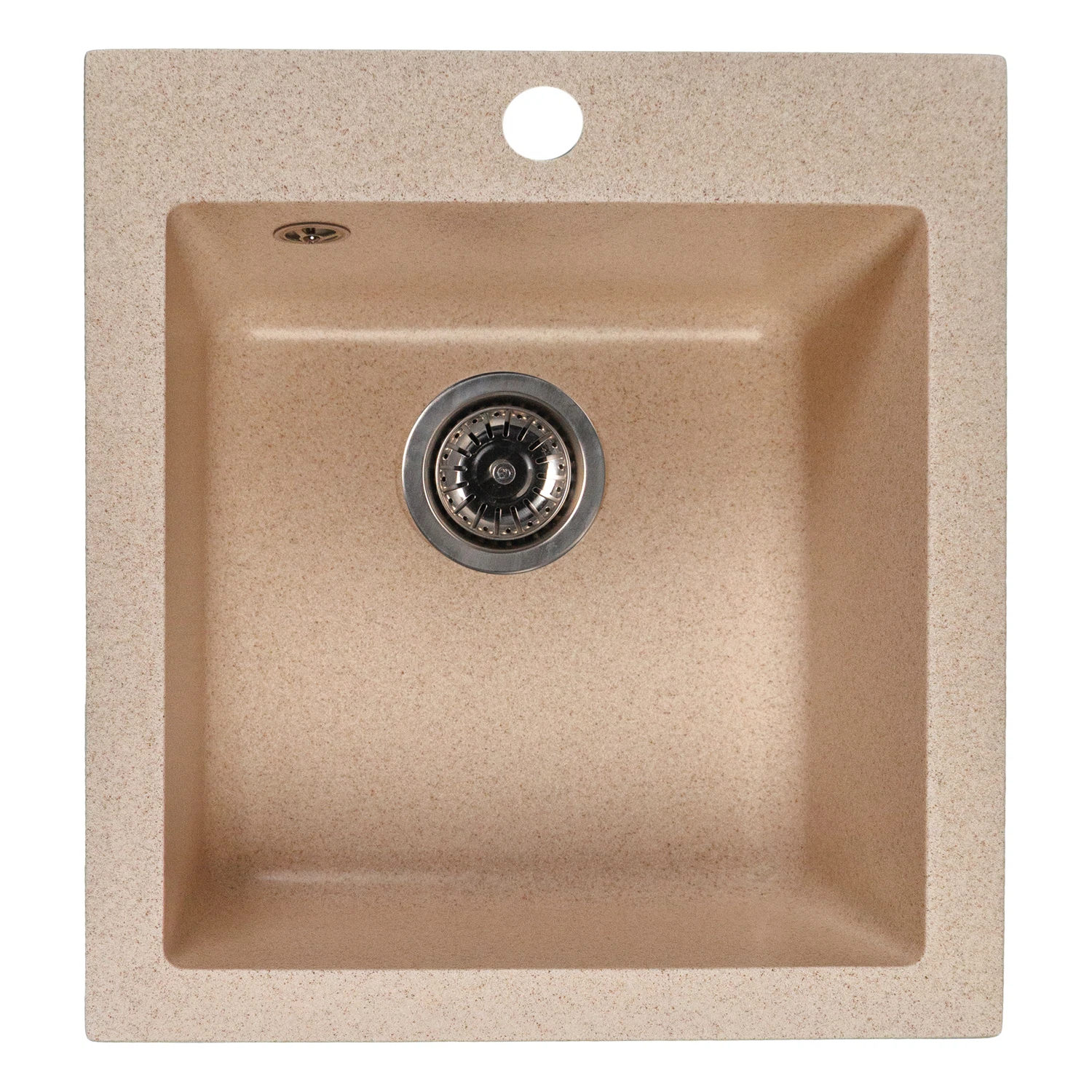Изображение товара Мойка кухонная из искусственного мрамора ML-GMS118 СТАНДАРТ Песочный 492х417 мм