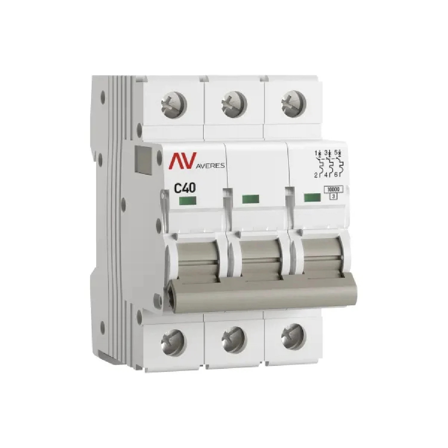 Изображение товара EKF Averes AV-10 Автоматический выключатель  (С) 3P 40А 10kA