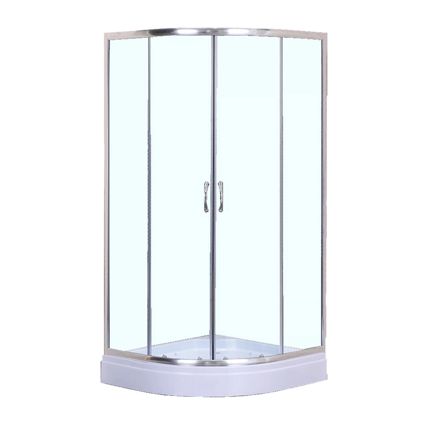Изображение товара Душевое ограждение LORANTO 90х90х215 с низким поддоном и раздвижной дверью