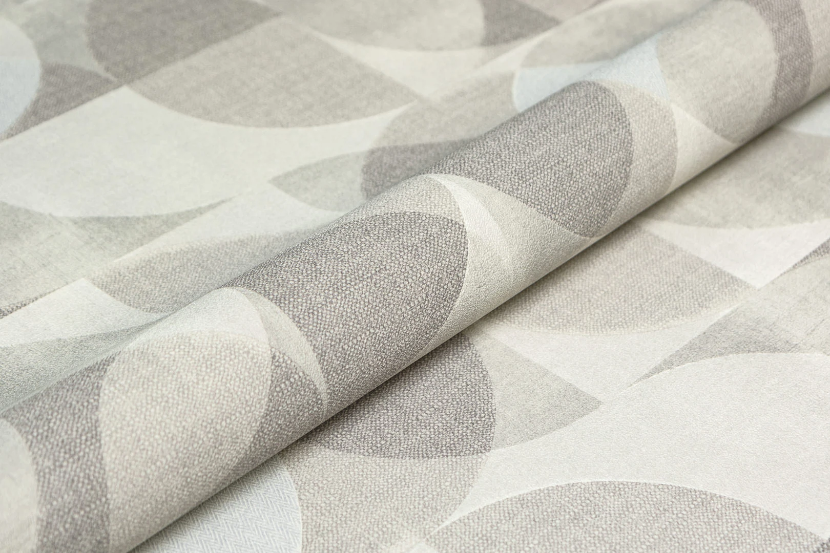 Изображение товара Обои виниловые Kerama Marazzi Шафран мотив, серый, круги, арт KM8509