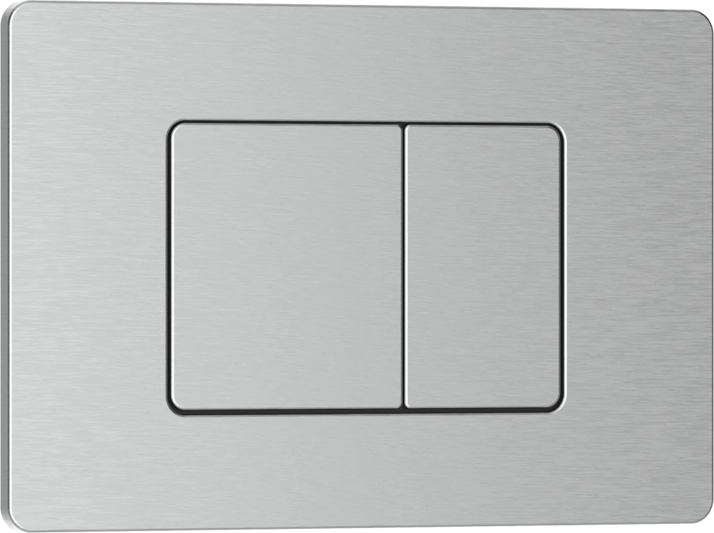 Изображение товара Механическая кнопка смыва IBERICA BLANCA INOX-C нержавеющая сталь хром матовая