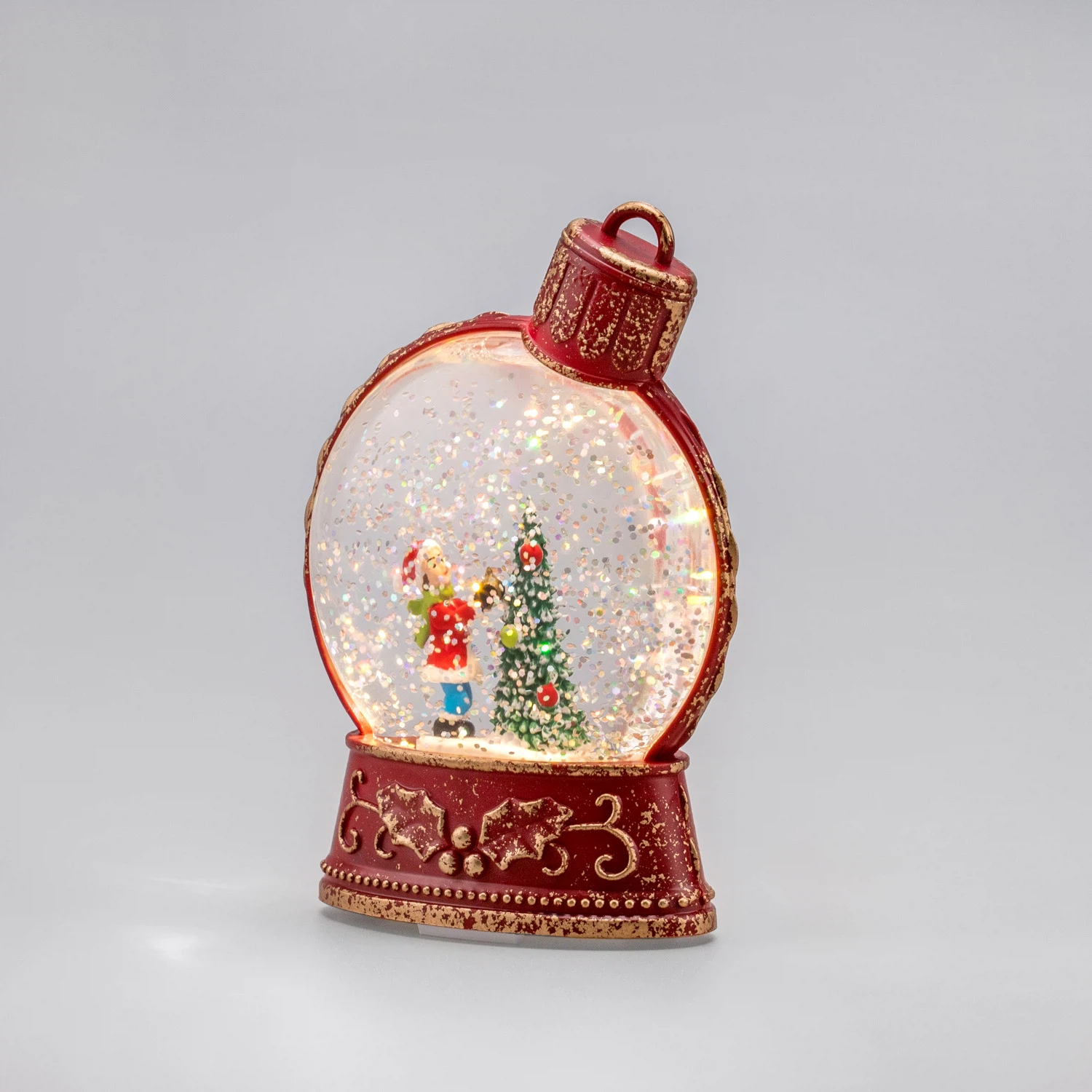 Изображение товара Светильник декоративный (фигура) Елочный шар с эффектом снегопада и подсветкой NEON-NIGHT