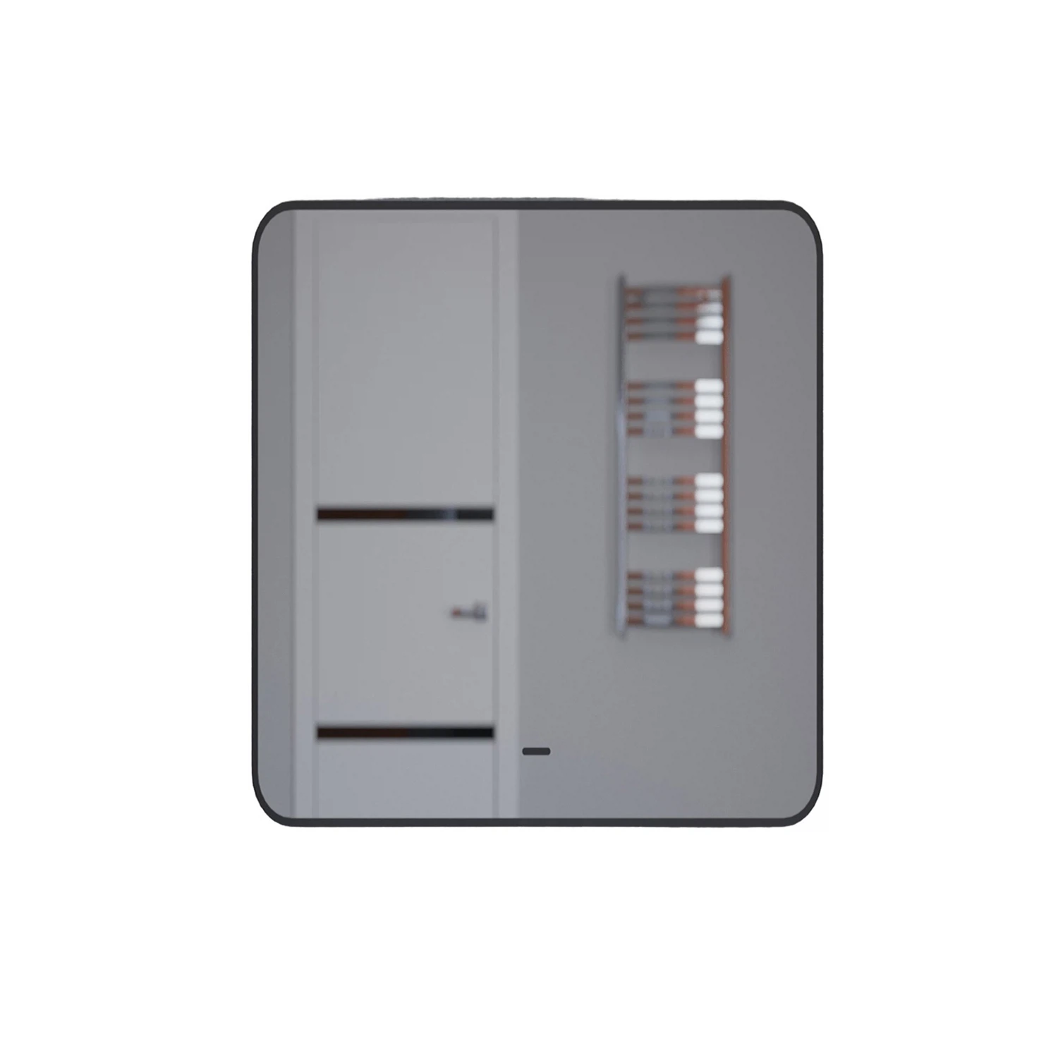 Изображение товара Зеркало для ванной с теплой подсветкой Uperwood Modul 60х80 см, черное, сенсор, антизапотевание
