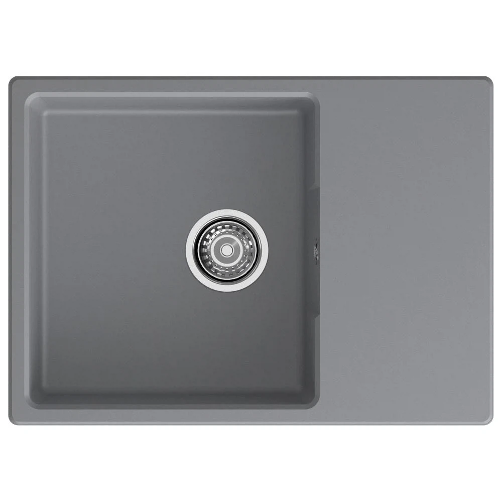 Изображение товара Кухонная мойка GranFest URBAN 668L, темно-серый, кварц