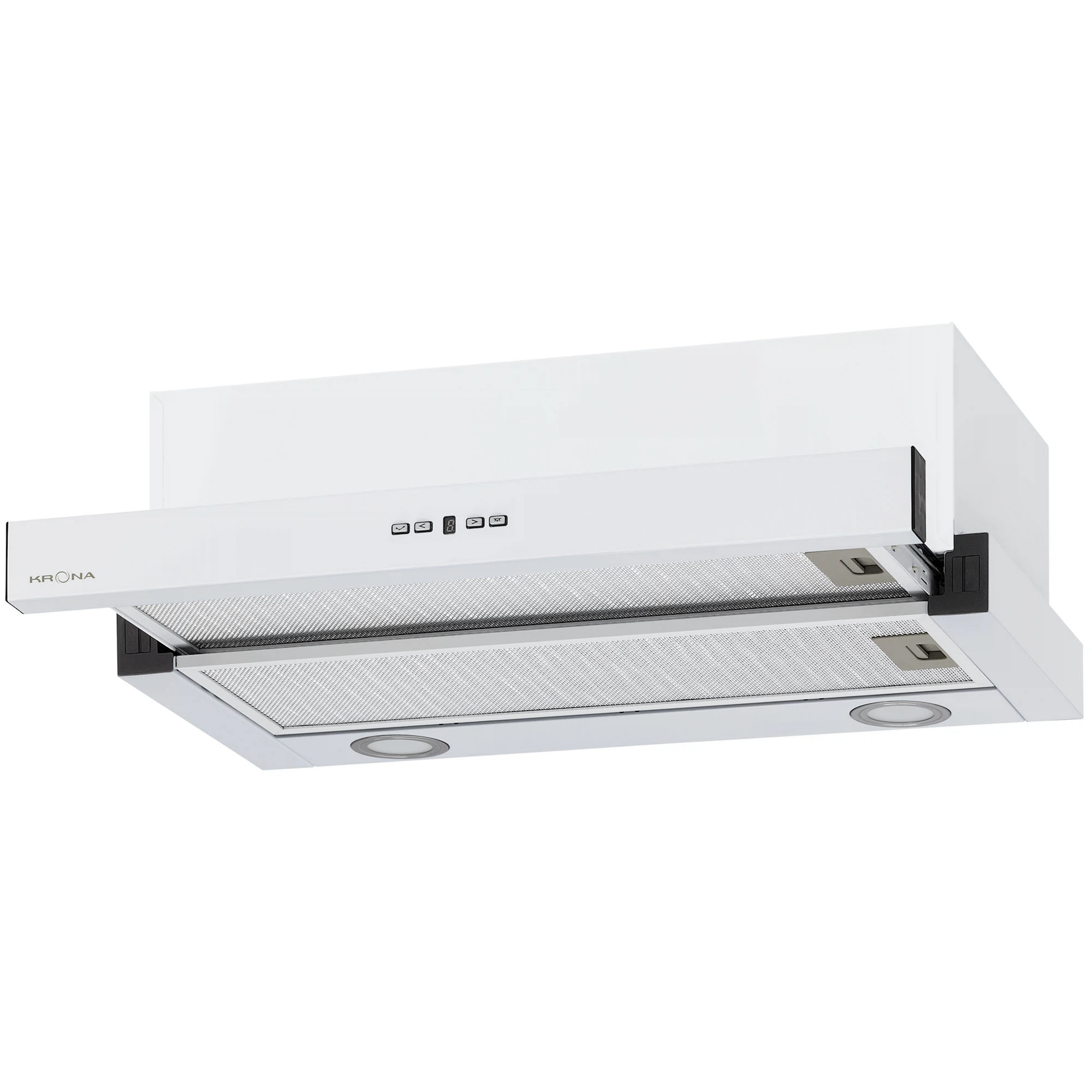 Изображение товара Вытяжка кухонная встраиваемая KRONA KAMILLA TK 600 WHITE (1 мотор)
