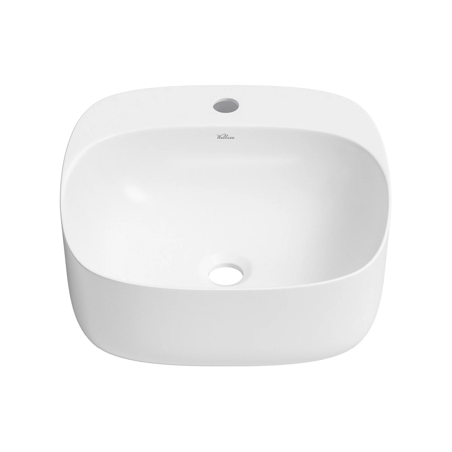 Изображение товара Накладная раковина для ванной,   Wellsee  Idéal, квадратная,  42х42, 326901000