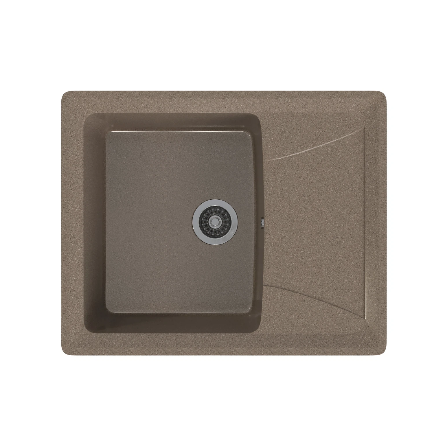 Изображение товара Мойка ML-GMS03 СТАНДАРТ с крылом, терракот (307), 605*490*190мм