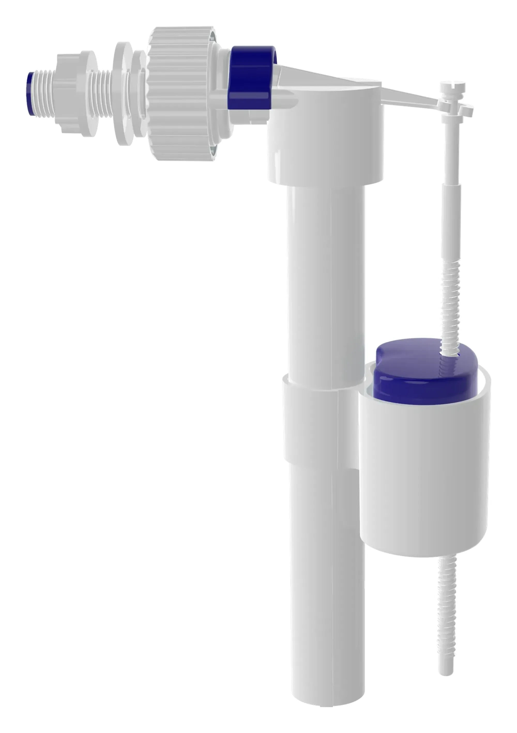 Изображение товара Поплавочный клапан  боковой подачи воды, 1/2, пл. резьба