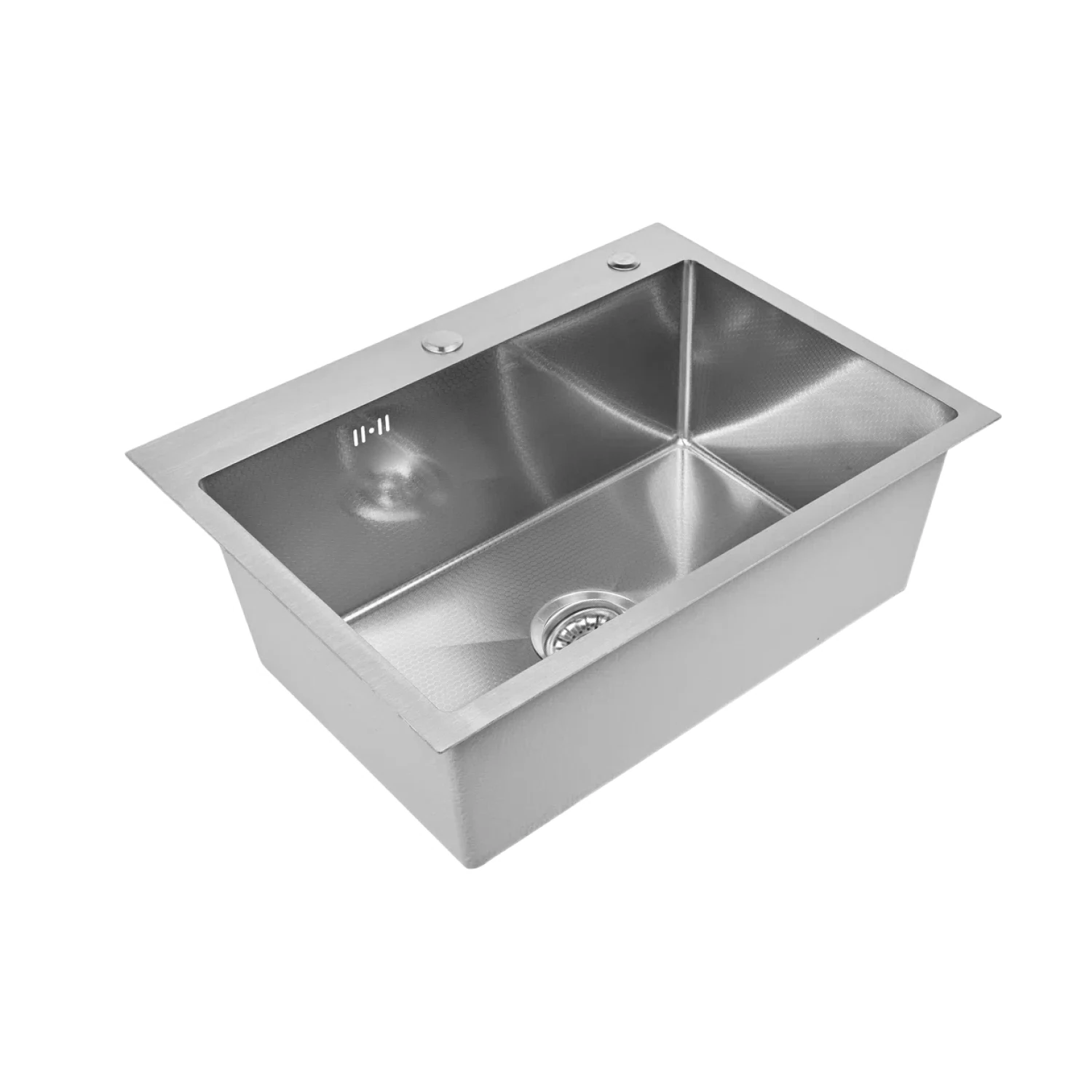 Изображение товара Кухонная мойка из нержавеющей стали WISENT WS36045BD 600 мм прямоугольная