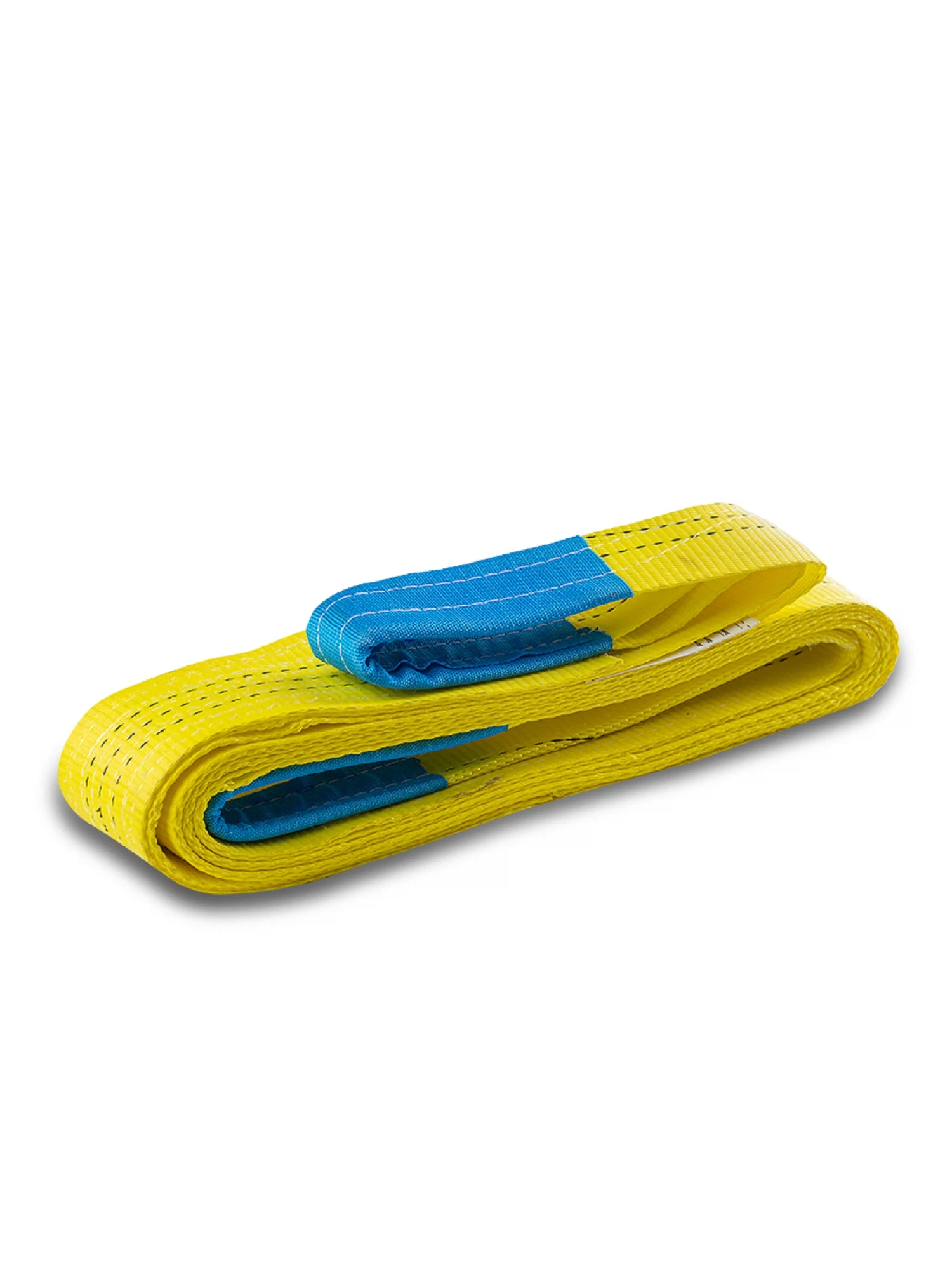 Изображение товара Текстильный петлевой строп 3т 2м 90мм Ремень из полиэстера для грузоподъемных работ