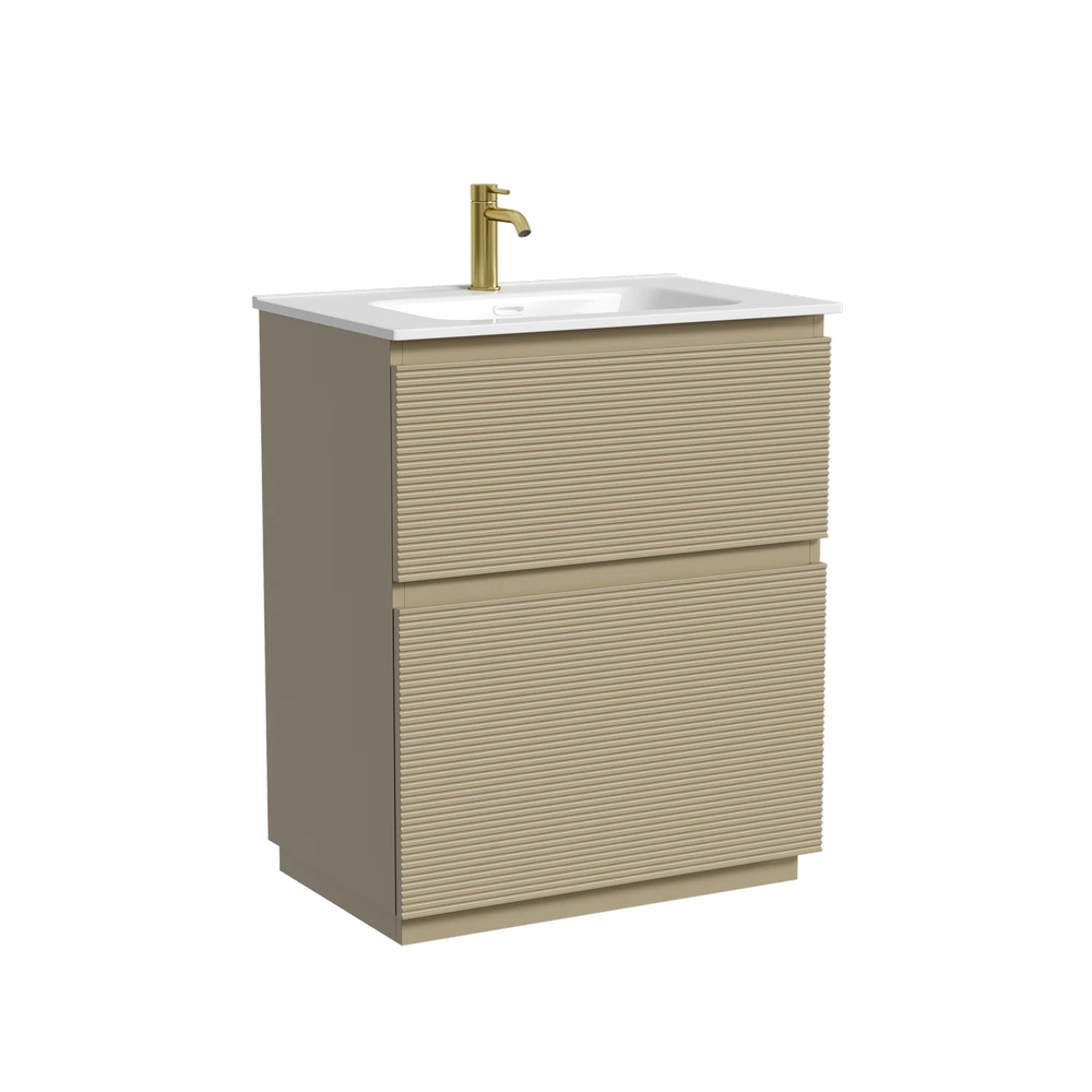 Изображение товара Тумба напольная SANCOS Folk Floor 690х445х850, c двумя ящиками оснащенными доводчиками, Капучино, арт.FL70FCP