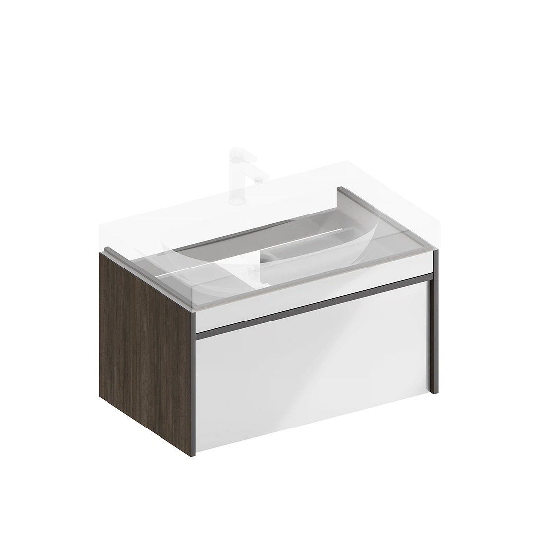 Изображение товара Подвесная тумба Modula 80 см с ящиками для ванной Kerama Marazzi