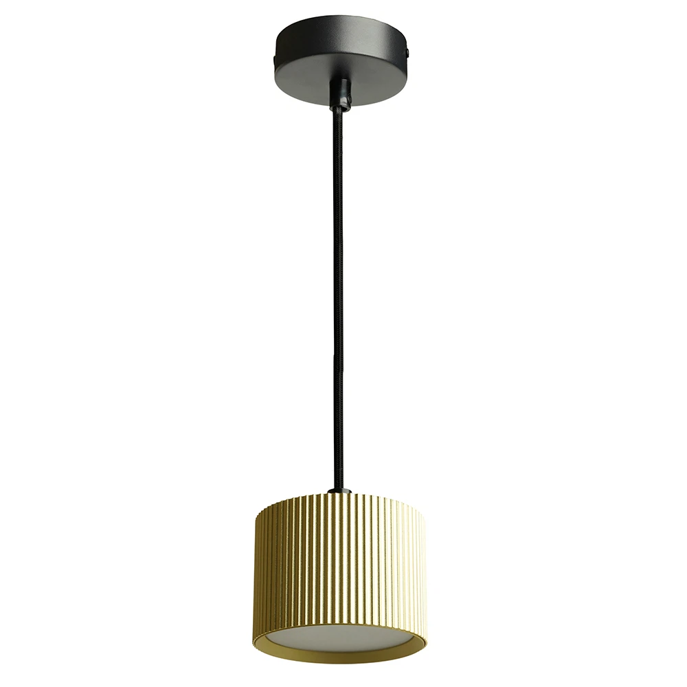 Изображение товара Светильник потолочный Feron Barrel HL4588 ARIA  levitation 12W, 230V, GX53, золото + черный, на подвесе 1,7 м