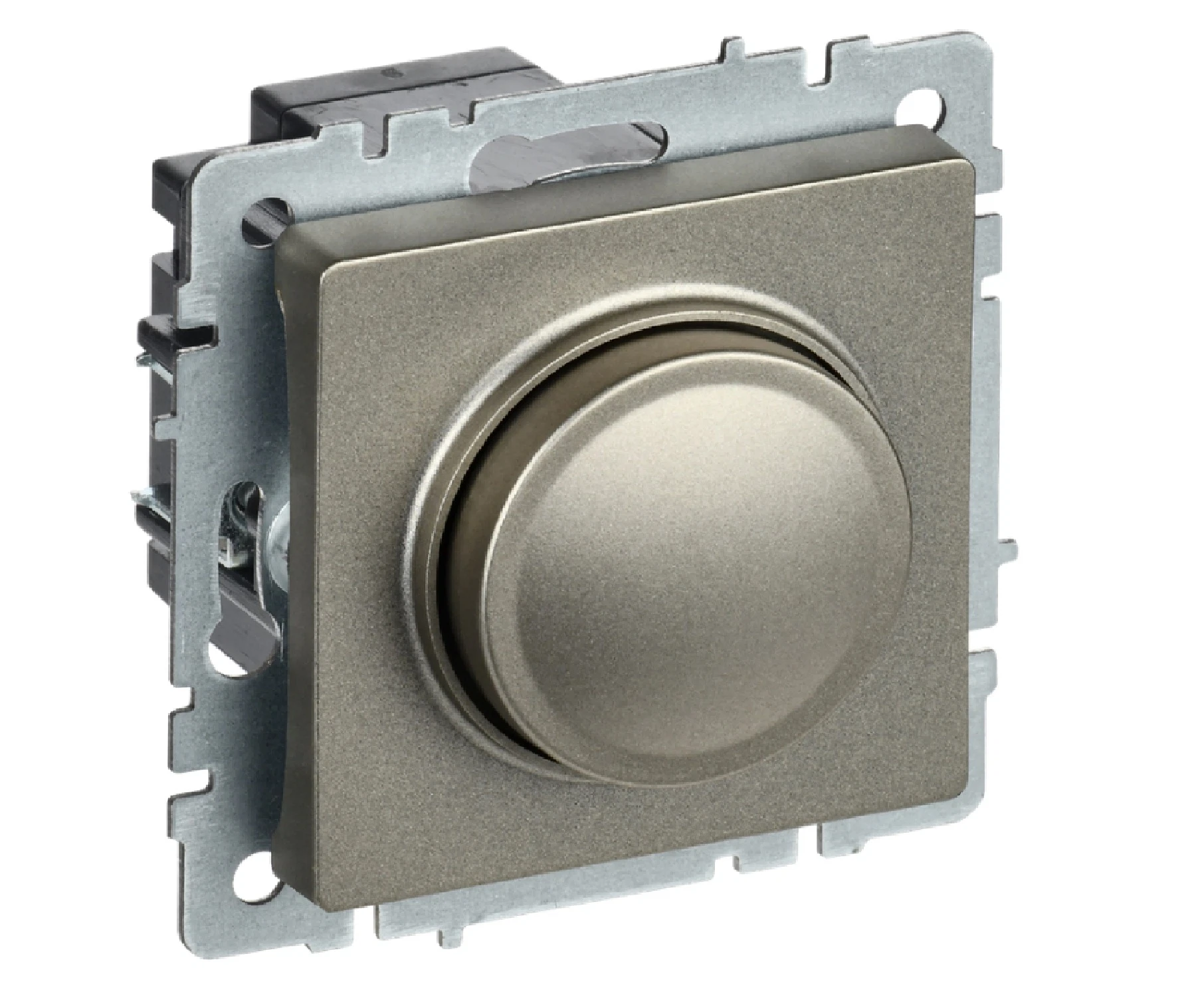 Изображение товара Светорегулятор IEK BRITE BASE Шампань  пов-наж. 600Вт СС10-1-0-БрШ.