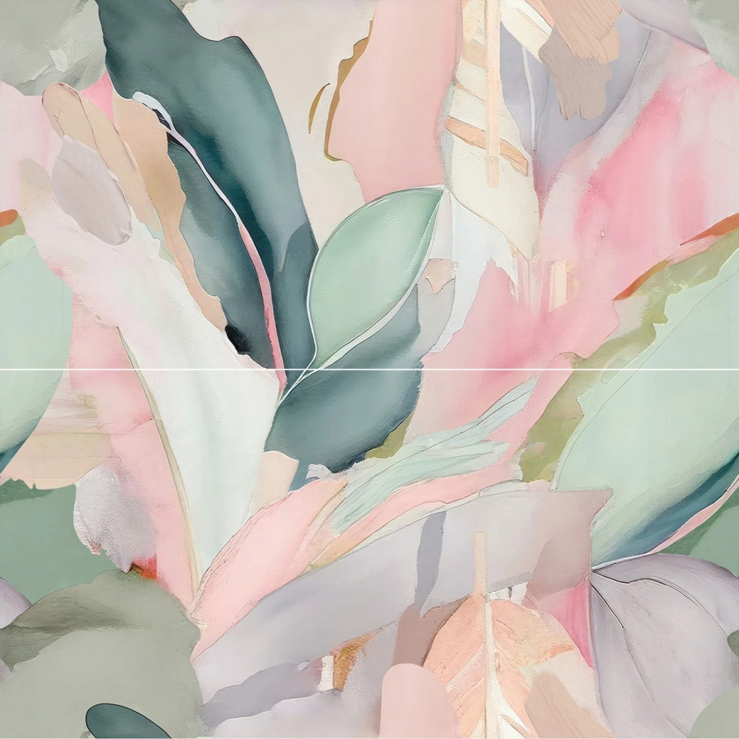 Изображение товара Панно керамическое Impression OS/A392/2x/48000R 80x80 см глянцевое, абстрактное