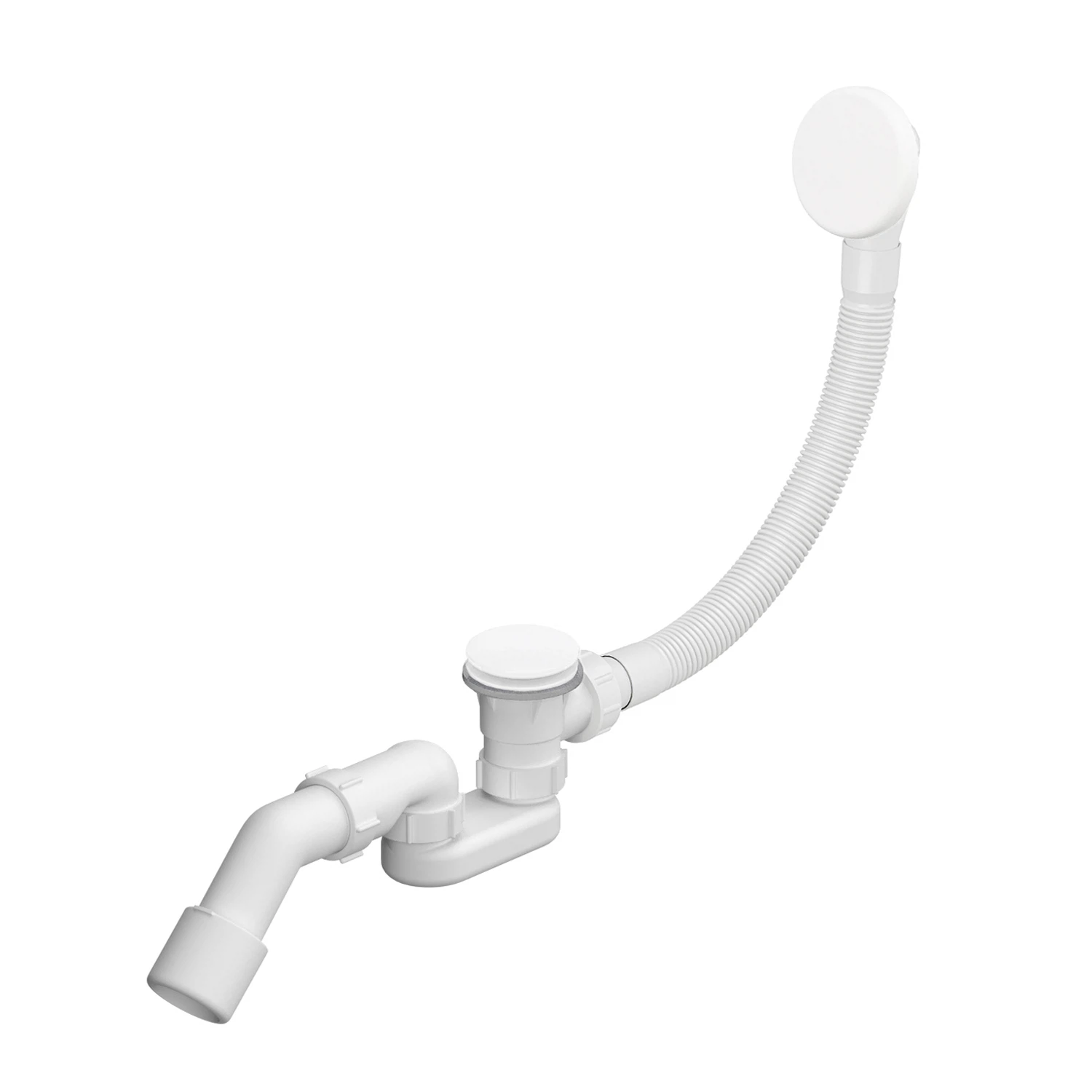 Изображение товара Слив-перелив для ванны Wellsee Useful Extras 231913000 матовый белый