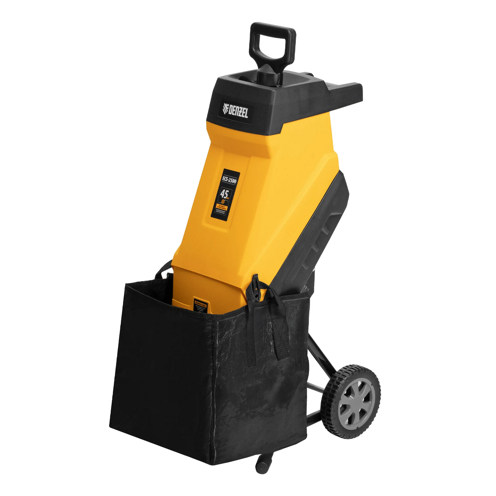 Изображение товара Измельчитель садовый электрический ECS-2800, 2800 Вт, 45 мм, Denzel 59715