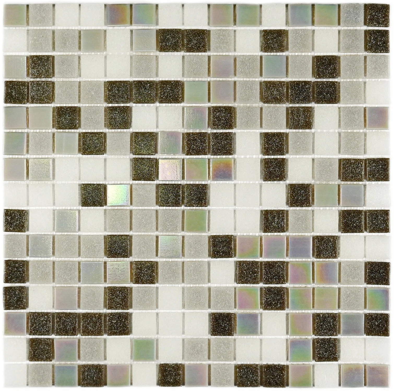 Изображение товара Стеклянная мозаика Marengo от BONAPARTE 327x327 мм глянцевая для стен и пола