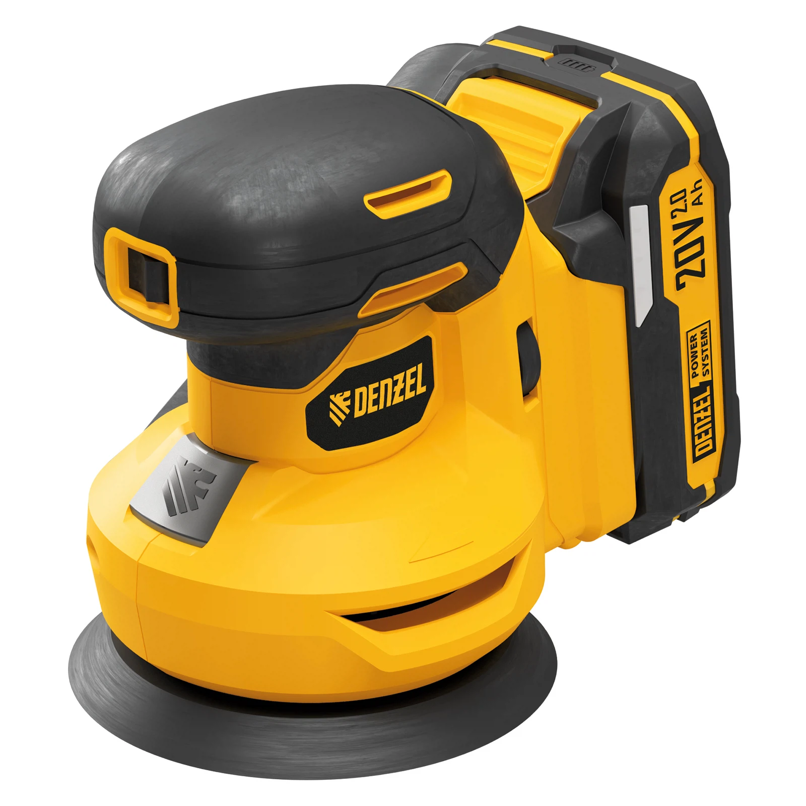 Изображение товара Аккумуляторная шлифовальная машина Denzel CROSH-20-125 28901 20 В