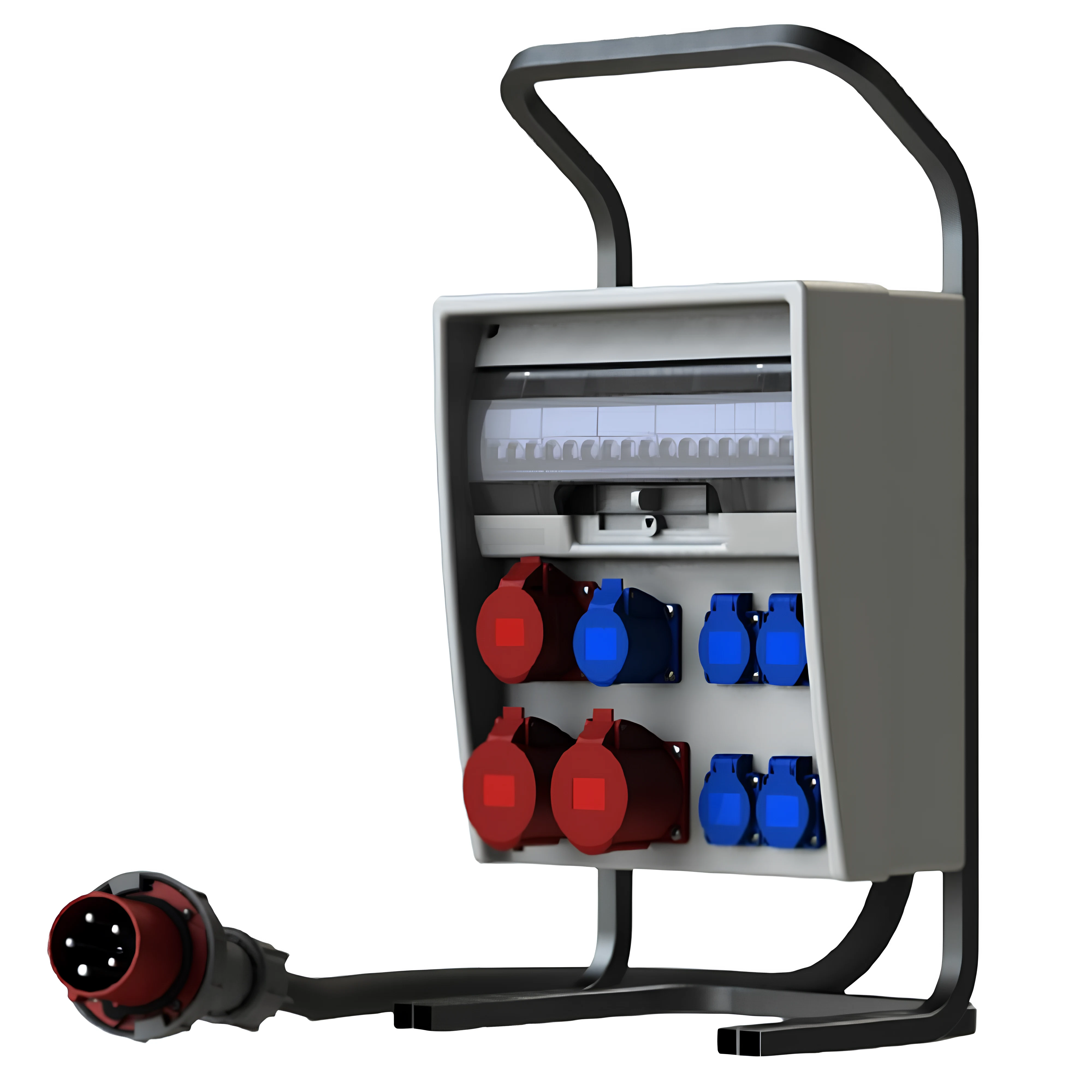 Изображение товара Переносной щит с розетками EVOL PARTNER ULTRA 220В и 380В IP44 IK08 для надежного электроснабжения