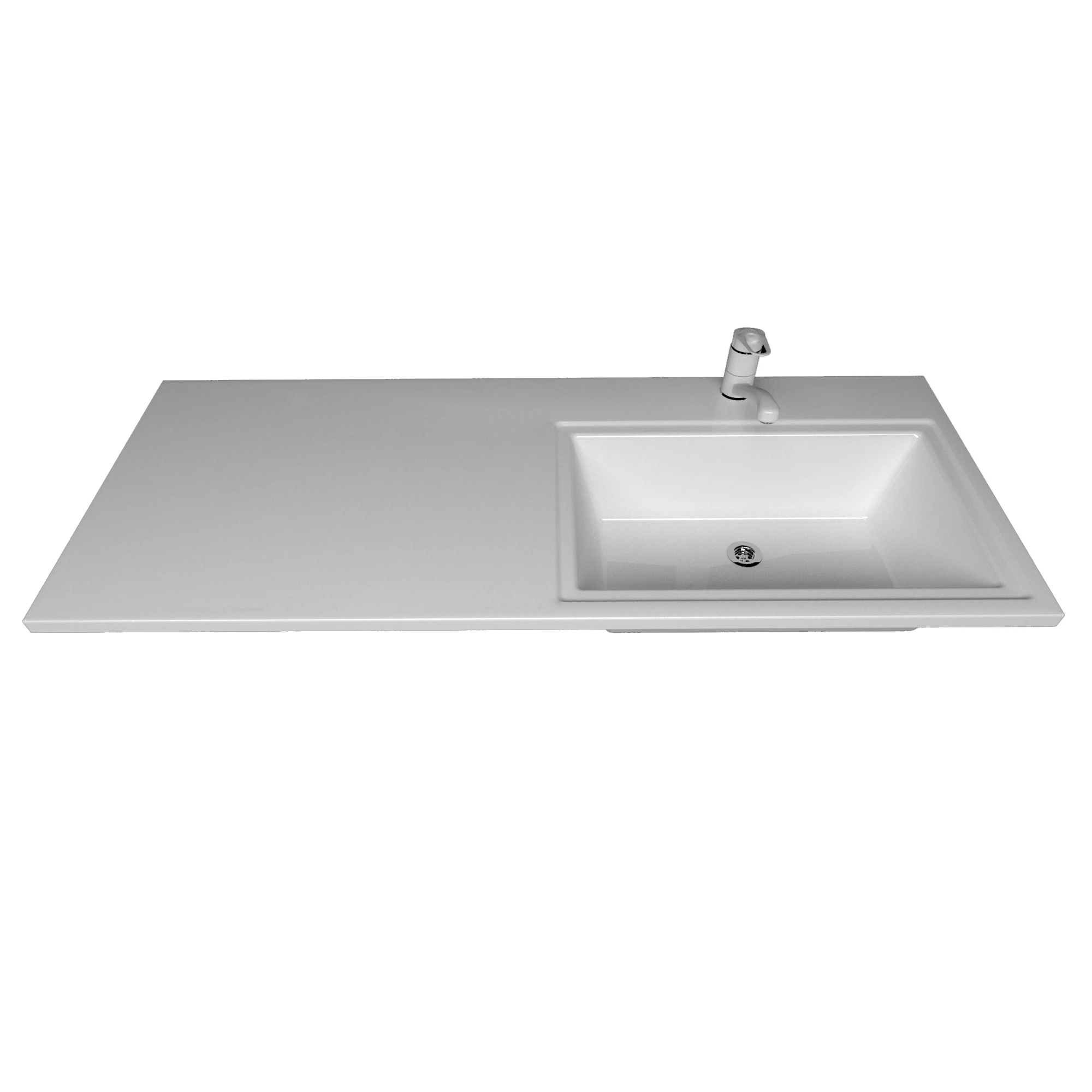 Изображение товара Раковина Marko Марсал 120 правая чаша из экологичного литьевого мрамора