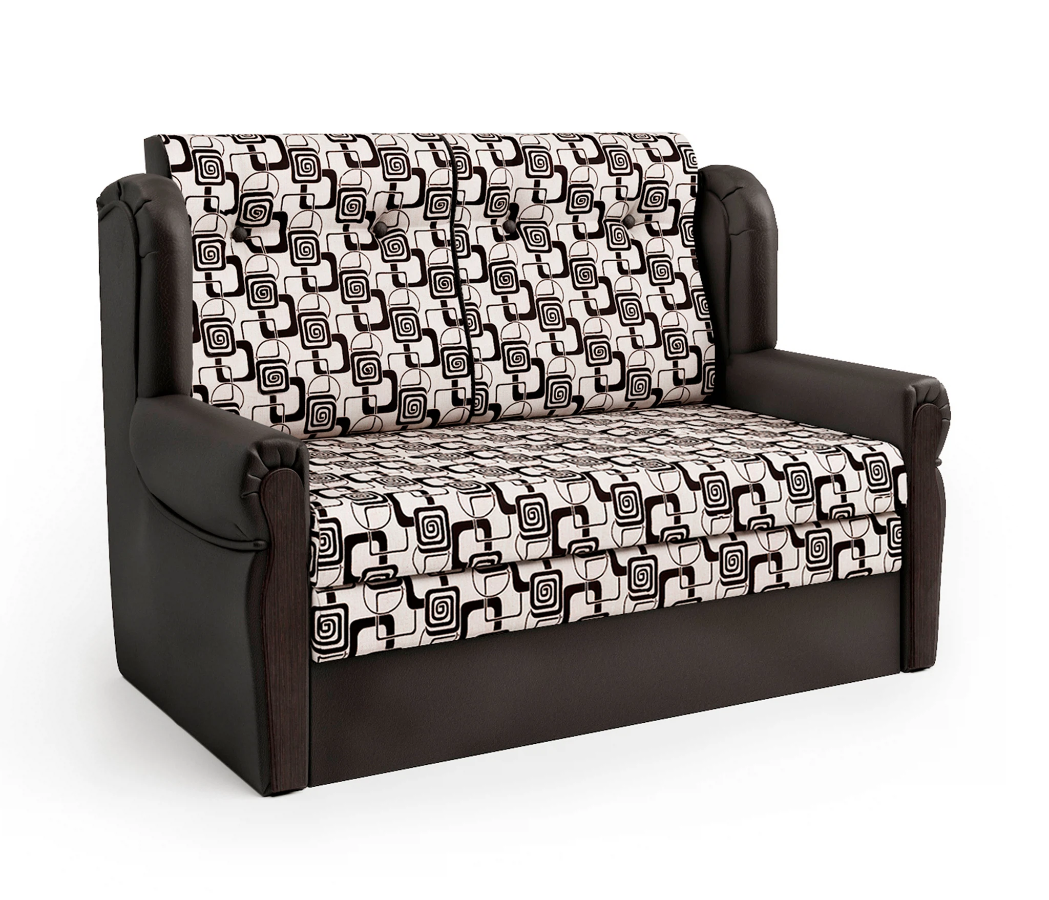 Изображение товара Диван-кровать Классика 2М шоколад и ромб от Гамма, современный дизайн