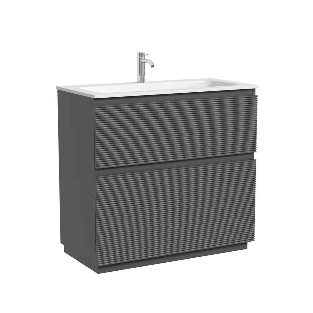 Изображение товара Тумба напольная SANCOS Folk Floor 890х445х850 Grey soft с двумя ящиками