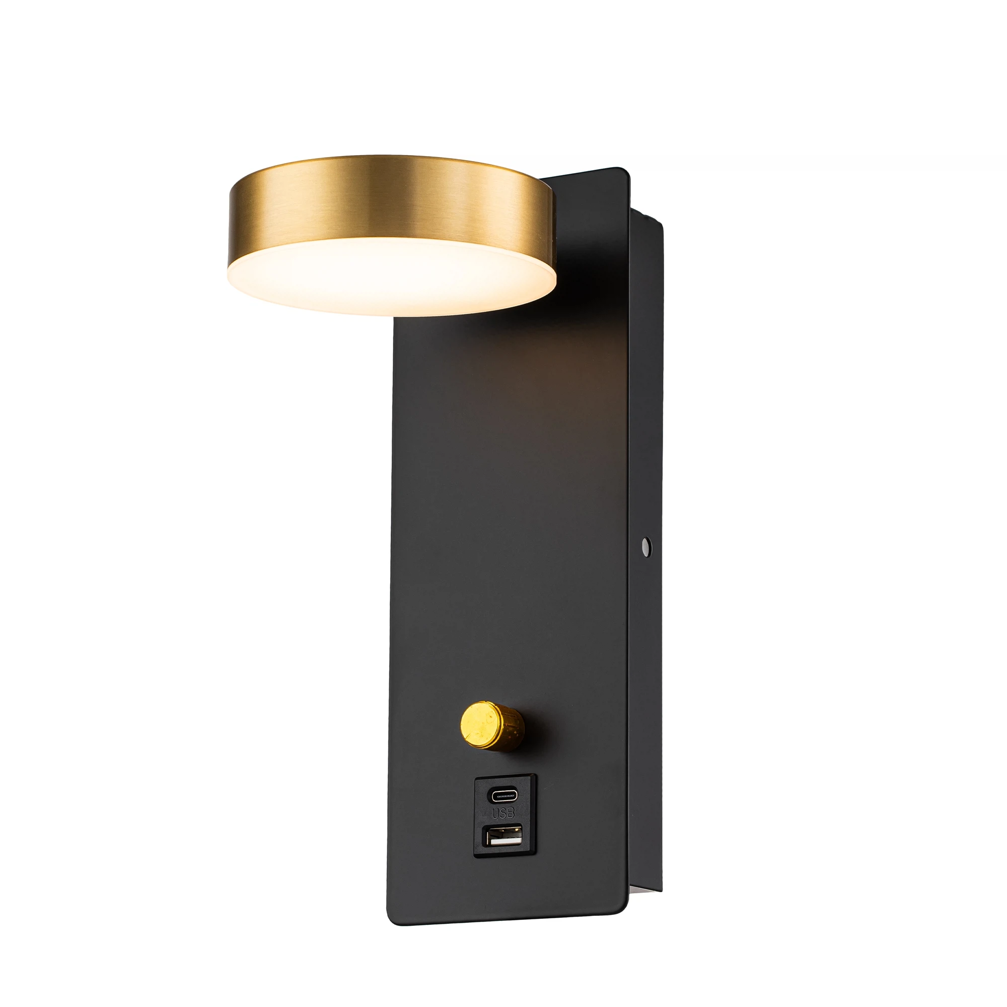 Изображение товара Настенный светильник Freya Sol FR5346WL-L5BBZ современный LED бра черный латунь