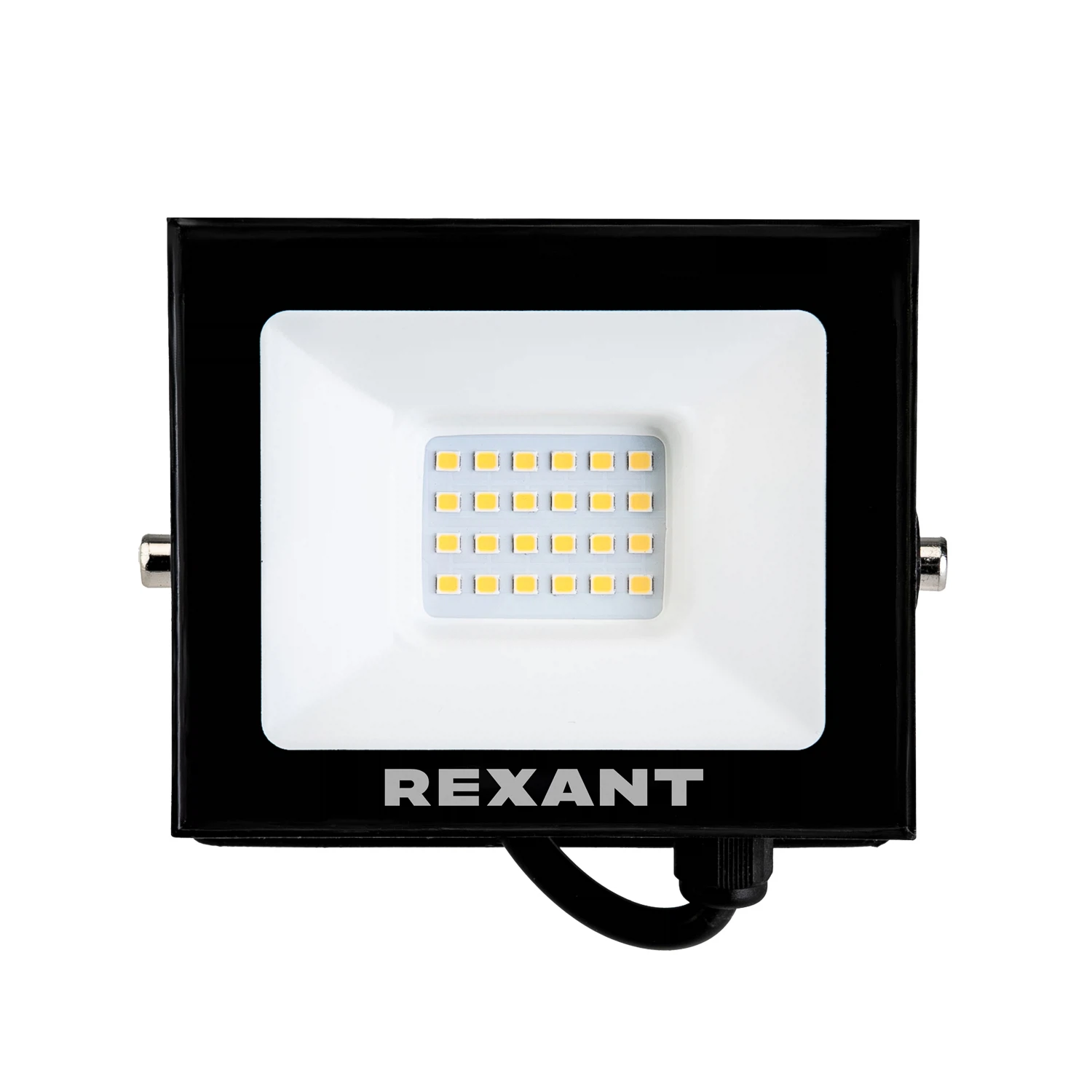 Изображение товара Светодиодный прожектор Rexant 30Вт IP65 2400Лм белый нейтральный черный корпус