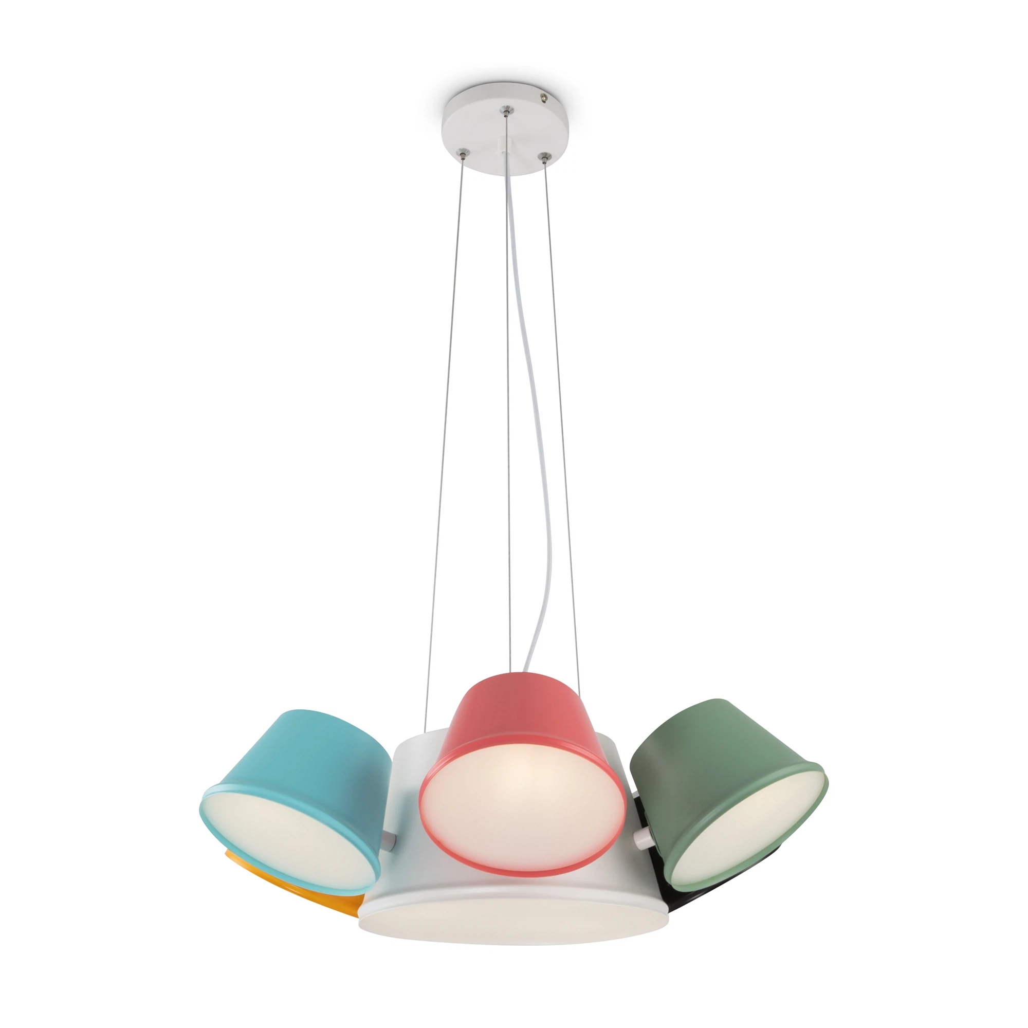 Изображение товара Подвесной светильник Freya Tint FR5179PL-06W белый для больших комнат