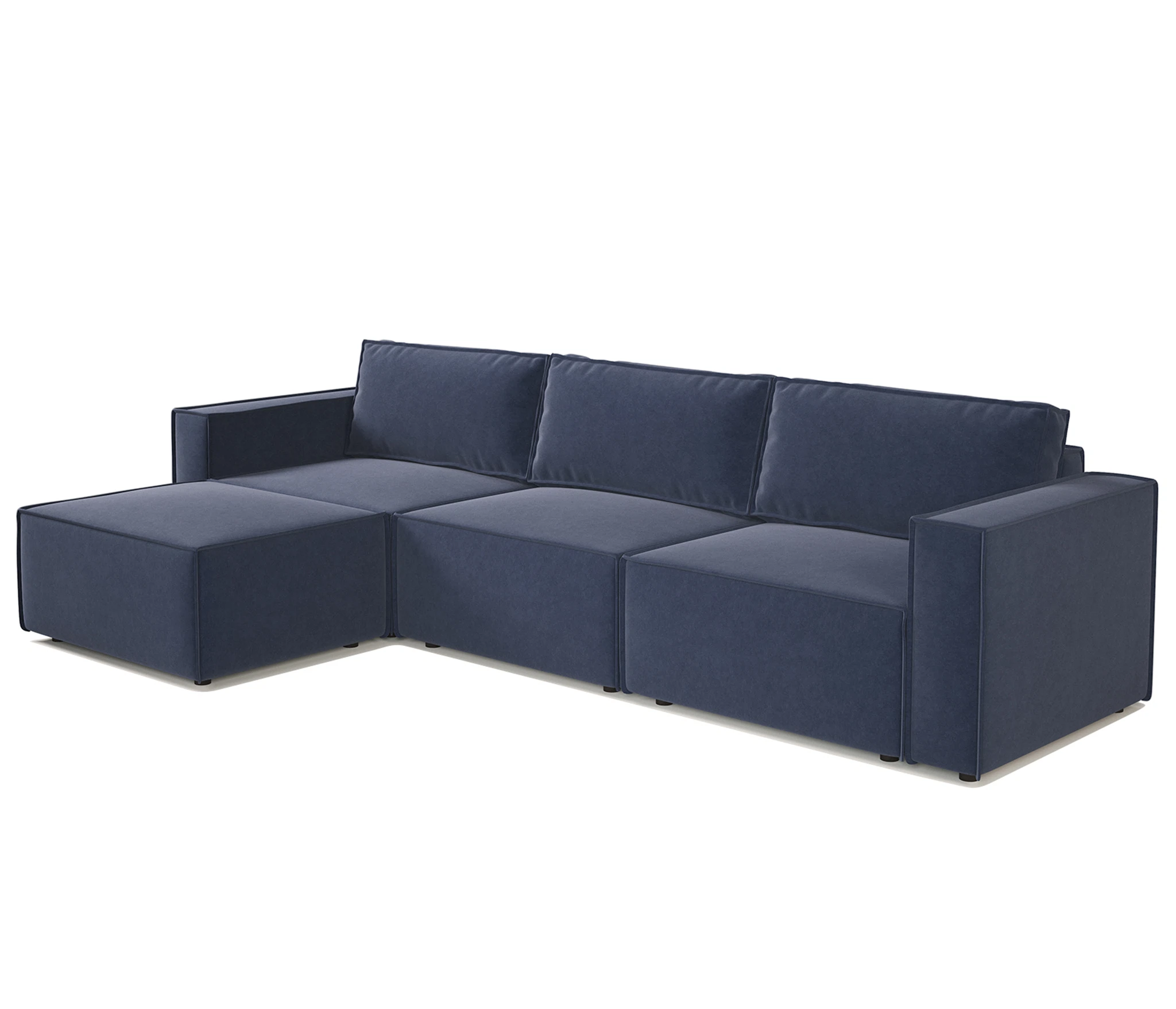 Изображение товара Модульный диван Шарм 25 из велюра с независимым пружинным блоком, Россия