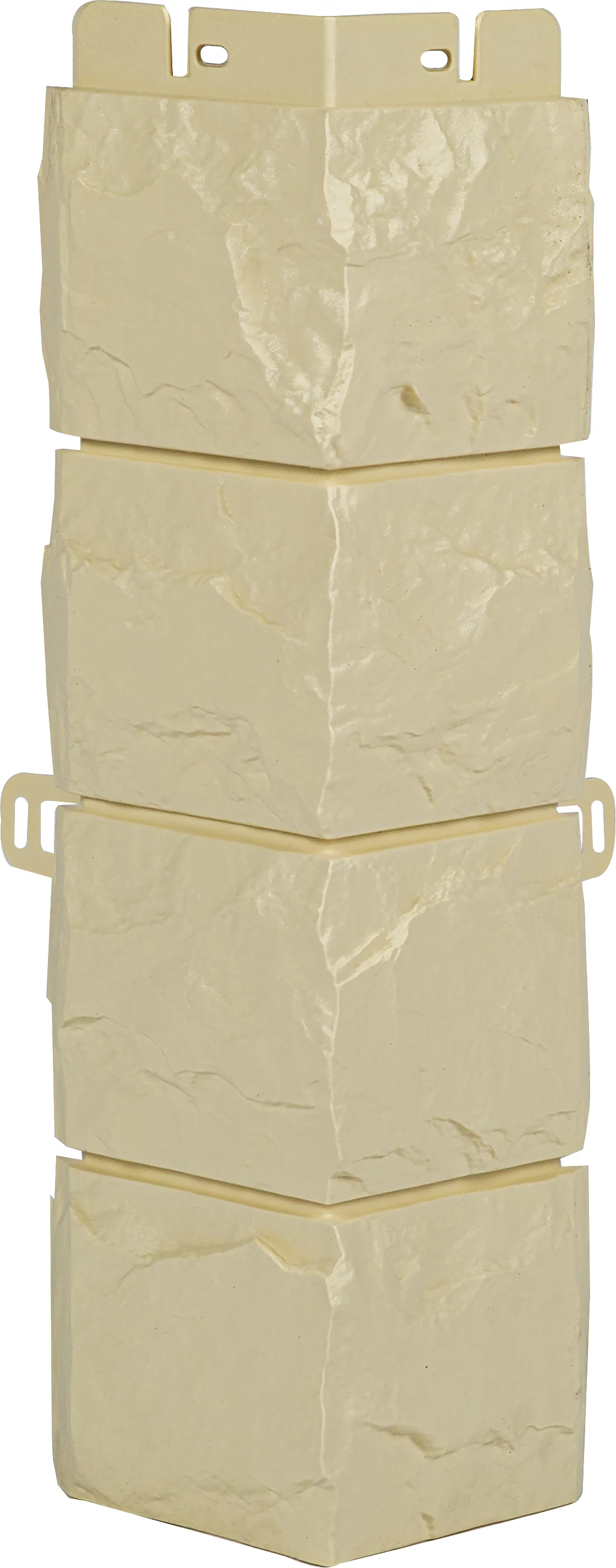 Изображение товара Наружный угол Фагот песчаный ЭКО 0,45х0,13м для фасада и сайдинга